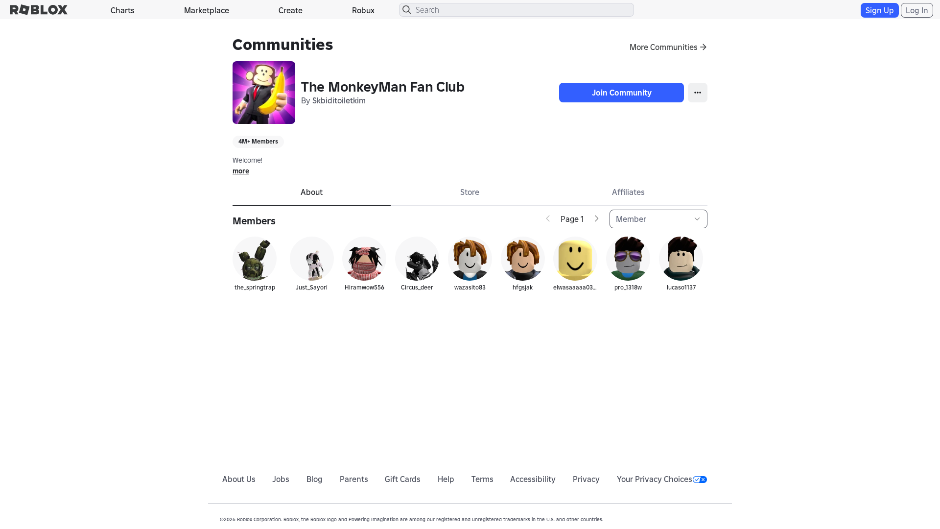 Screenshot of roblox.et