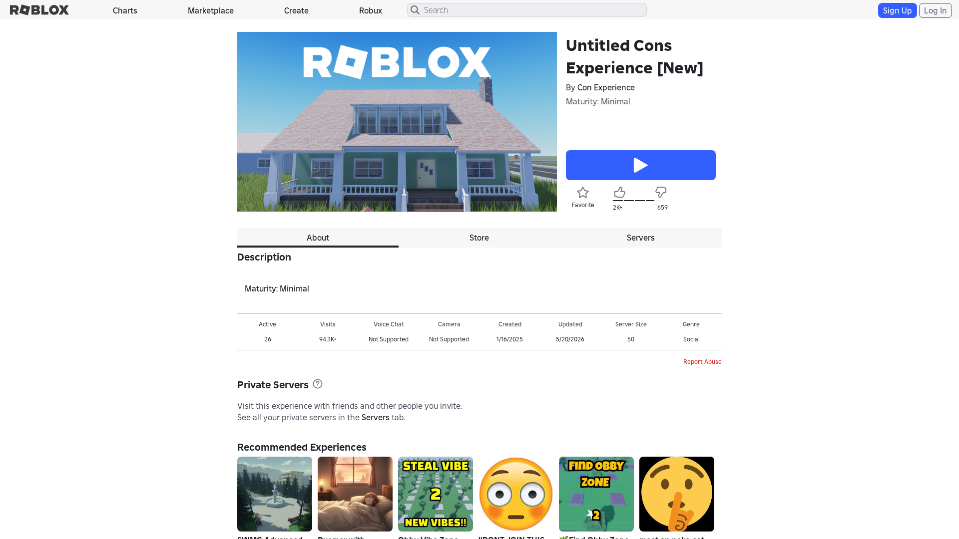 Screenshot of www.roblox.com.et