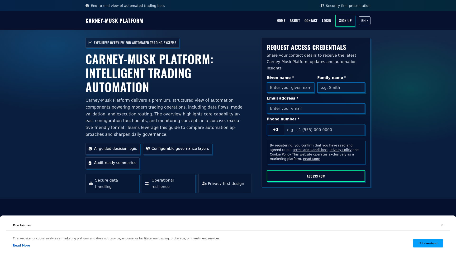 Screenshot of carney-muskplatform.shop