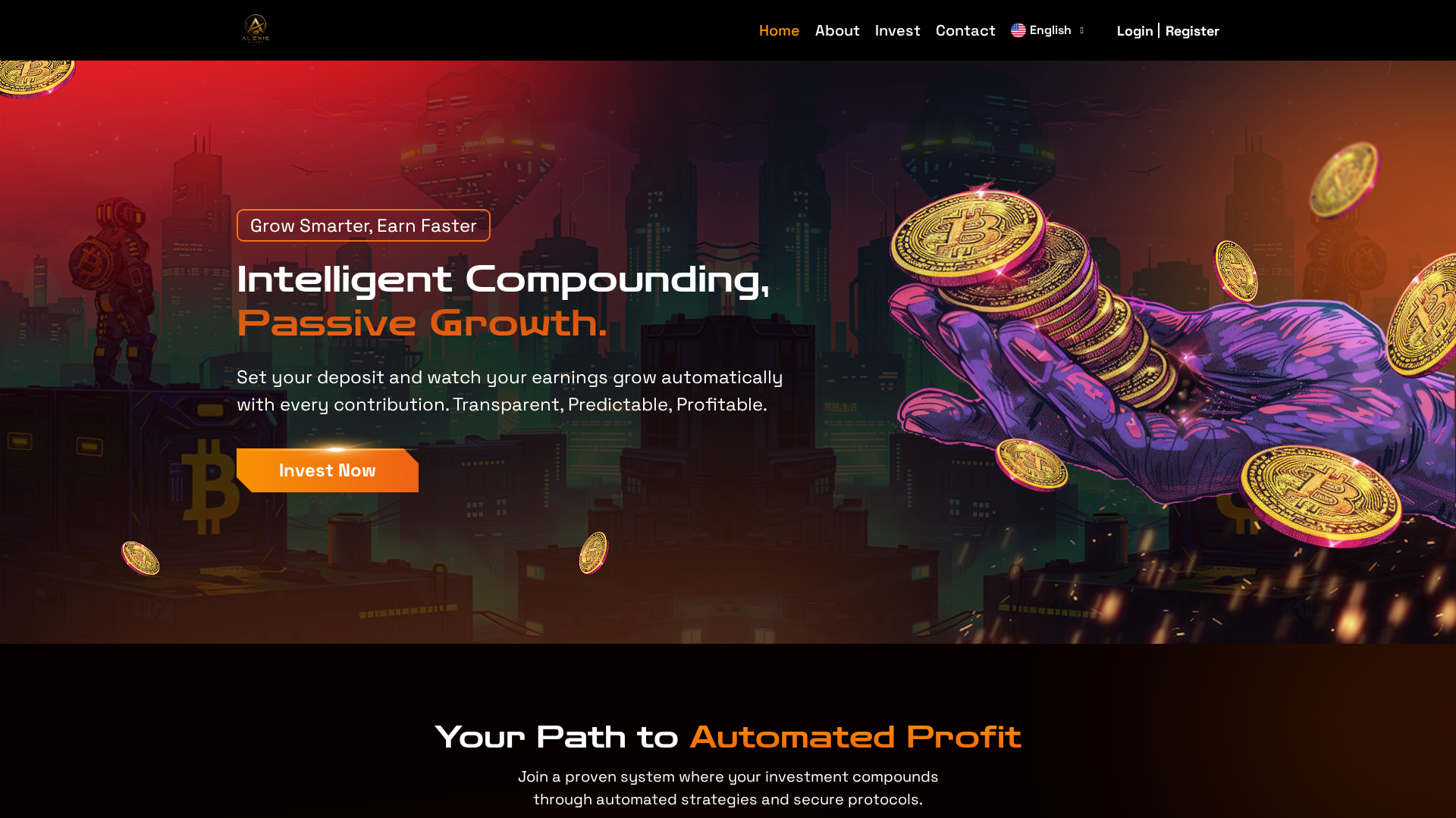 Screenshot of alexiswallet.live