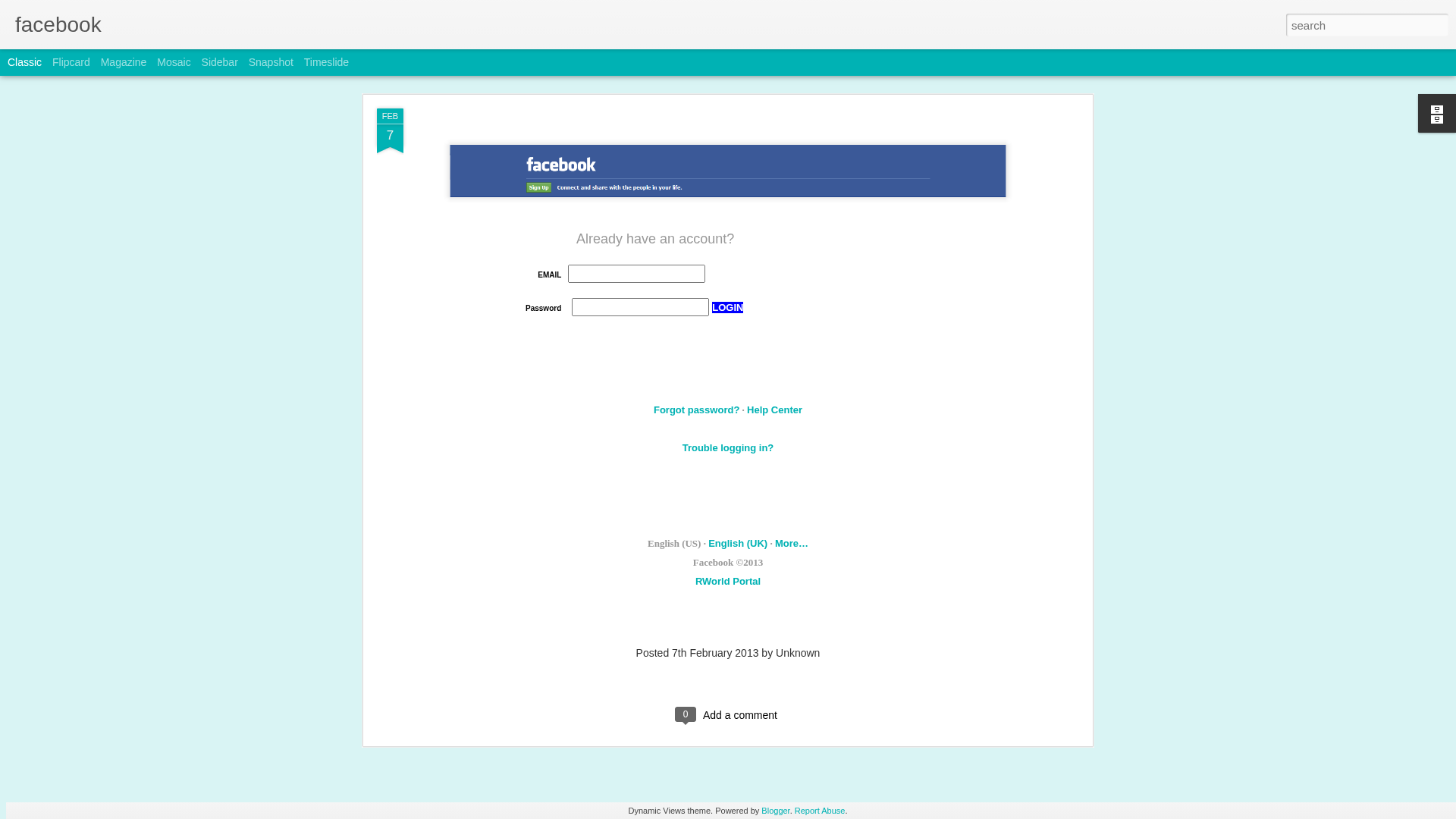 Screenshot of www.facebook-login-n.blogspot.com