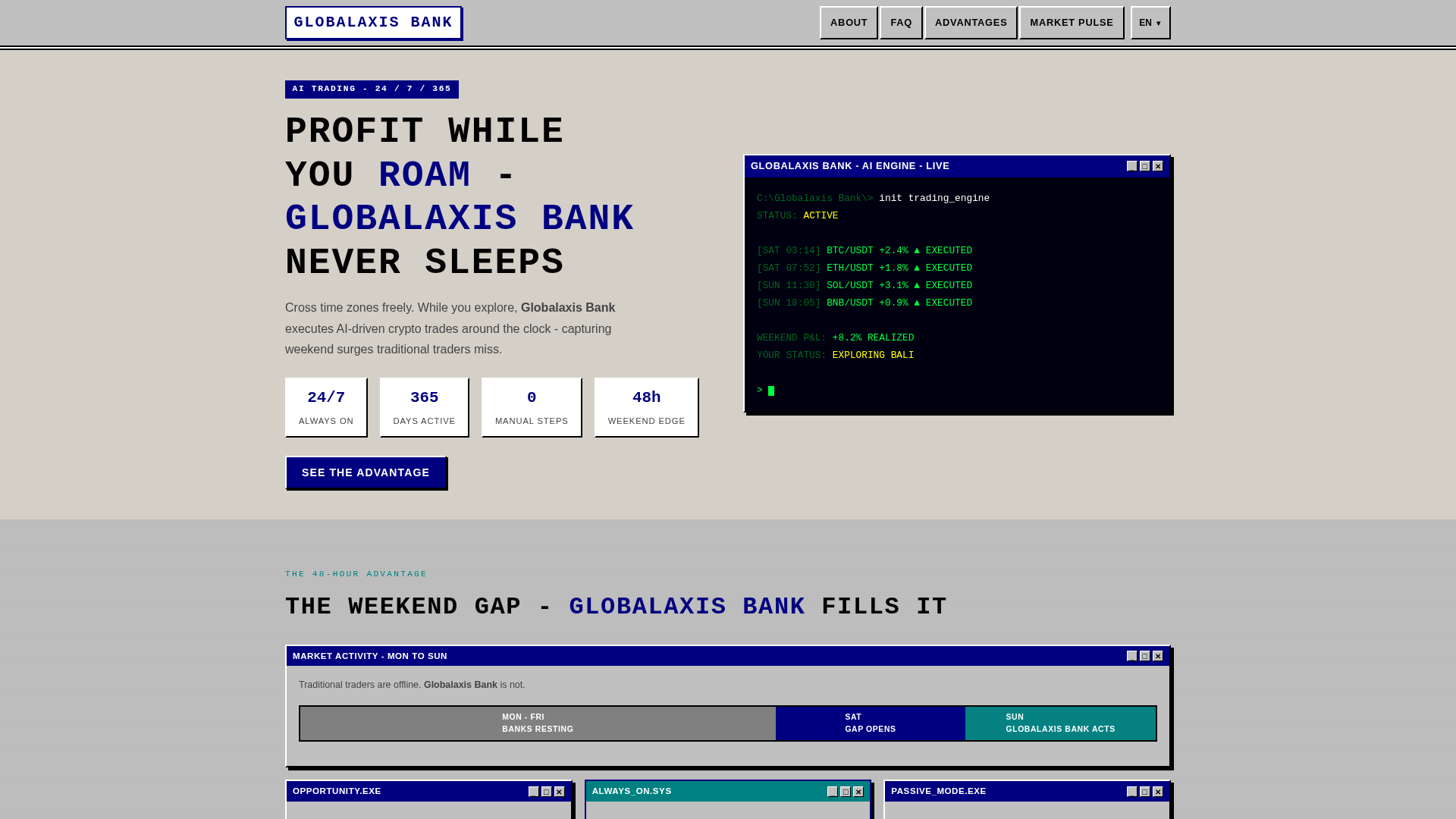 Screenshot of globalaxisbank.net