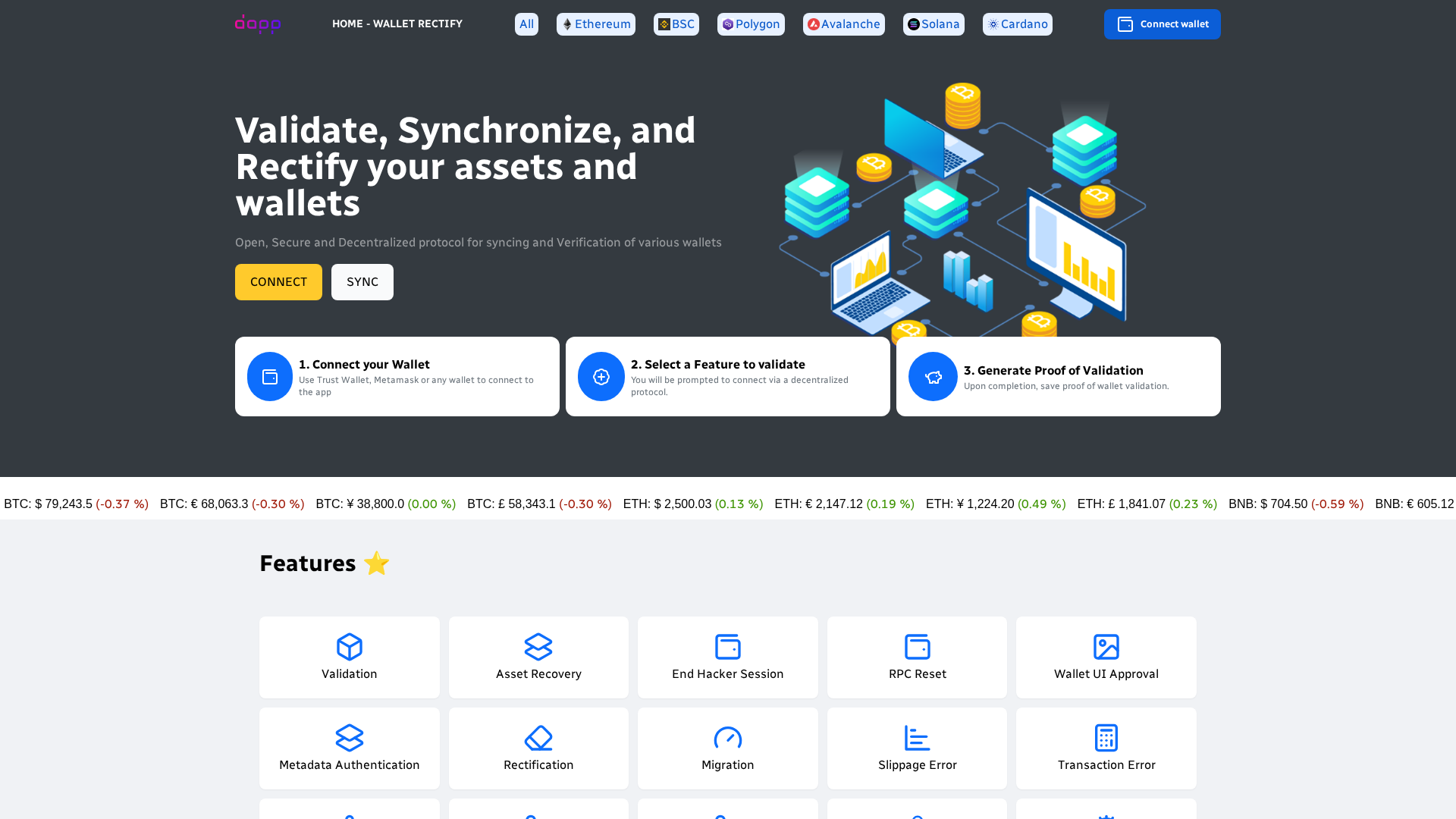 Screenshot of protocol-blockfix.pages.dev