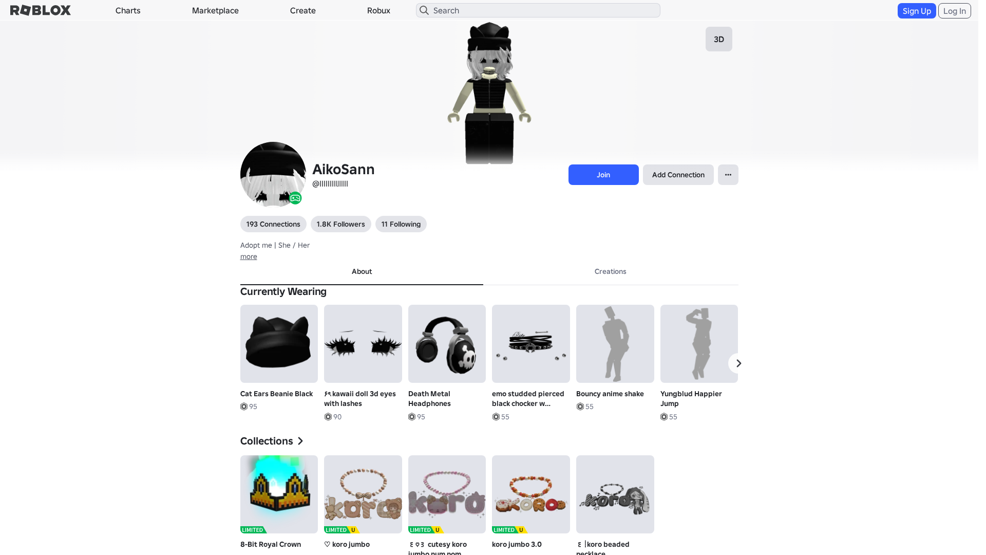 Screenshot of www.roblox.com.ml