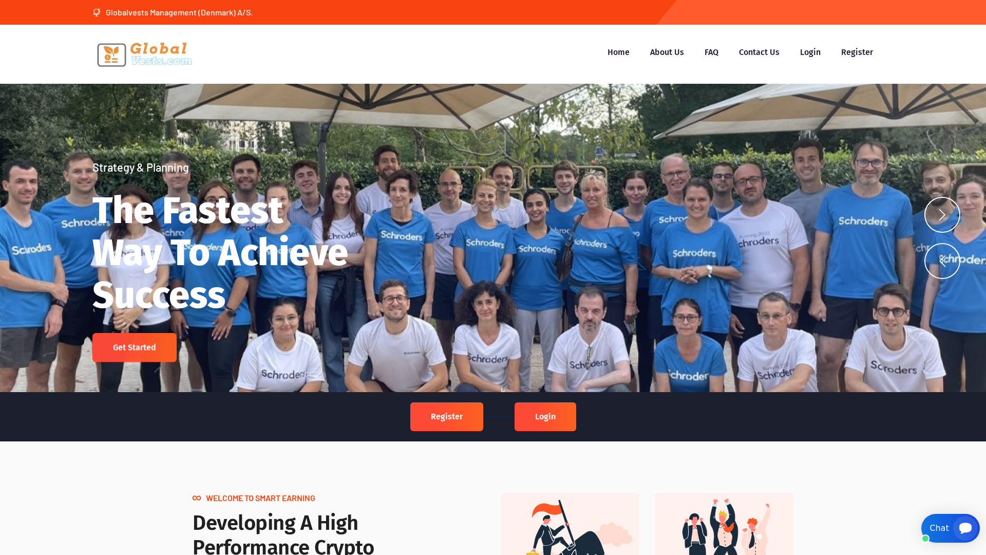 Screenshot of globalvests.com