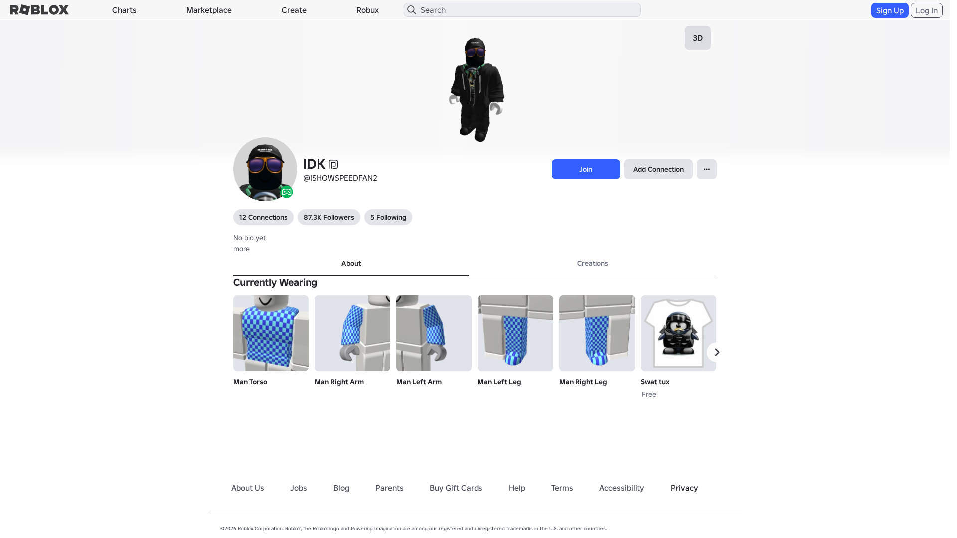 Screenshot of www.roblox.com.ml