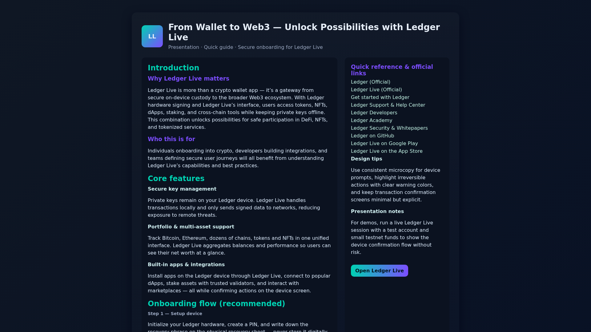 Screenshot of ledger-livei.pages.dev