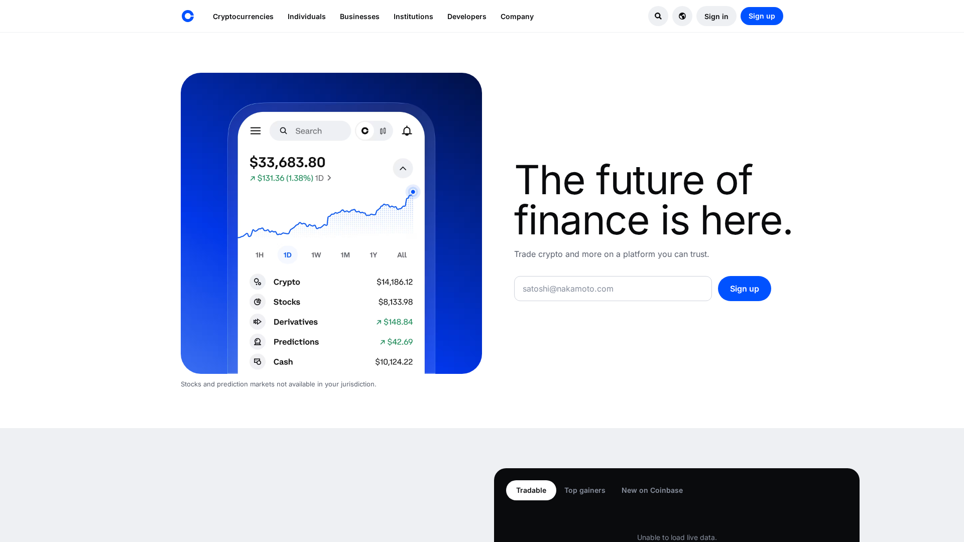 Screenshot of frontend-terkper-joseph-coinbase.vercel.app