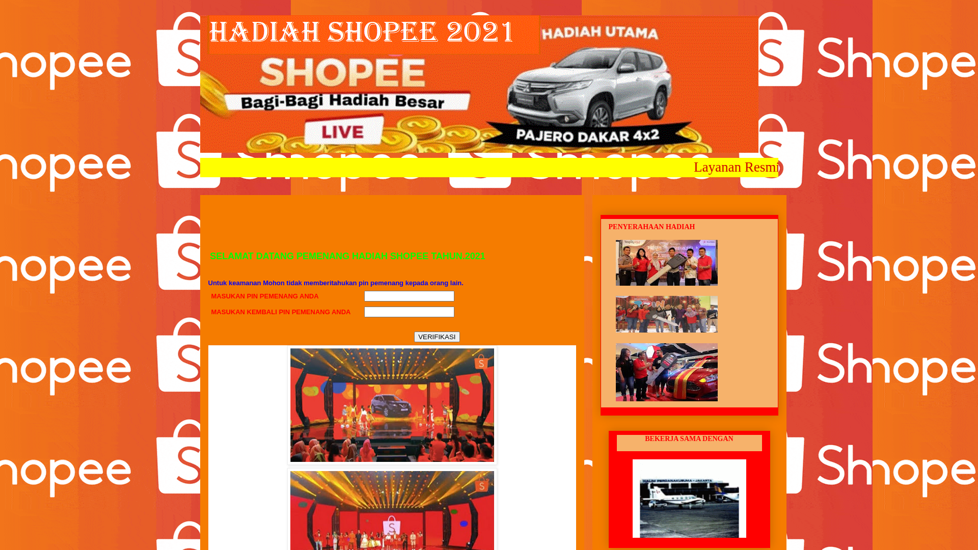 Screenshot of program-shopee13.blogspot.com