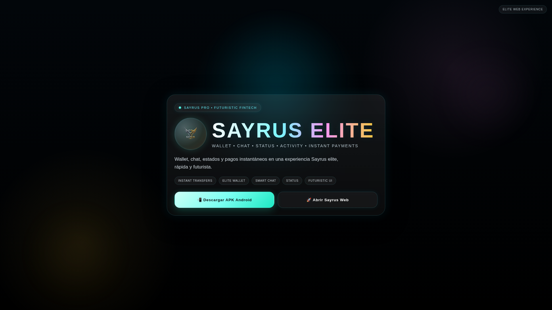 Screenshot of sayrusapp.net
