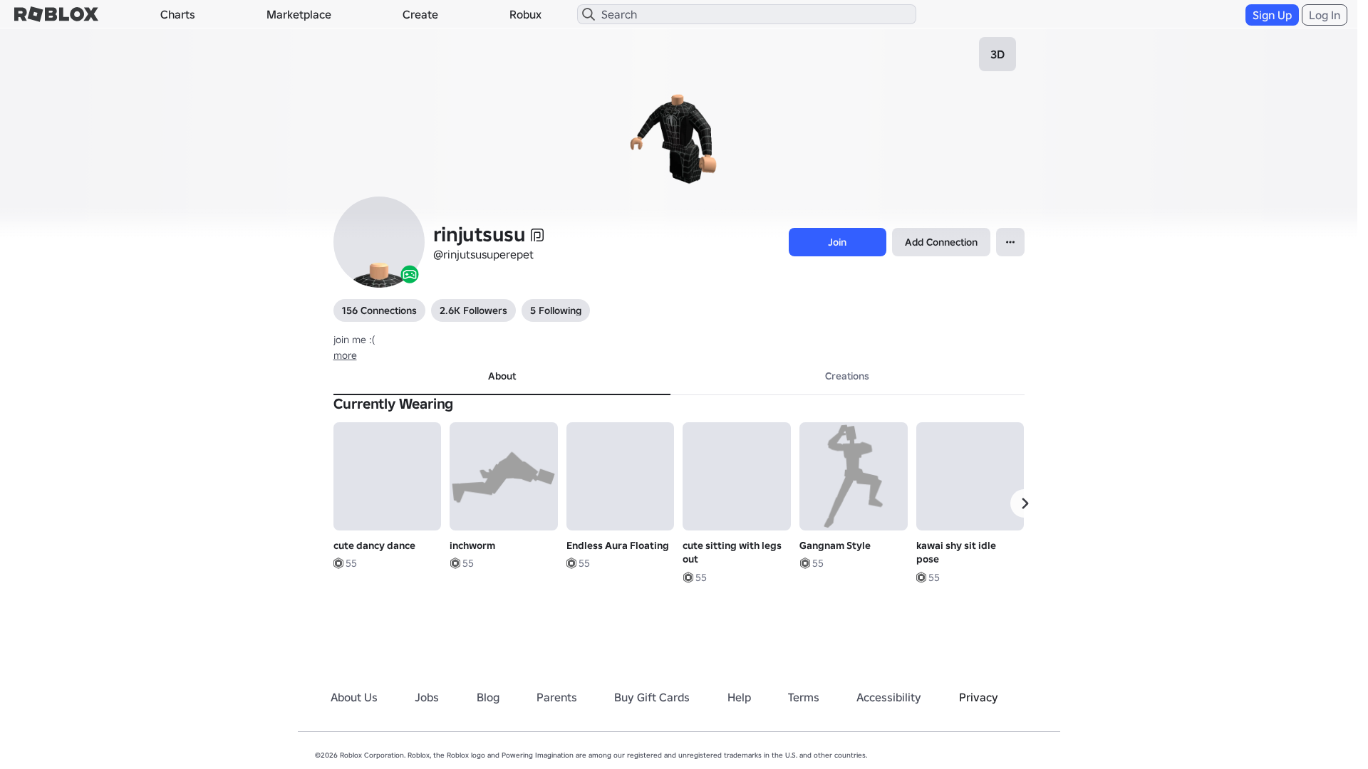 Screenshot of www.roblox.com.am