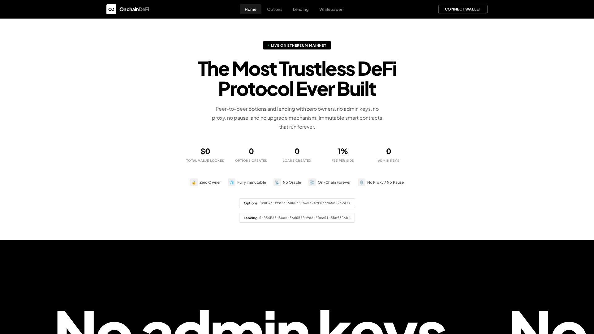 Screenshot of onchain-defi.org