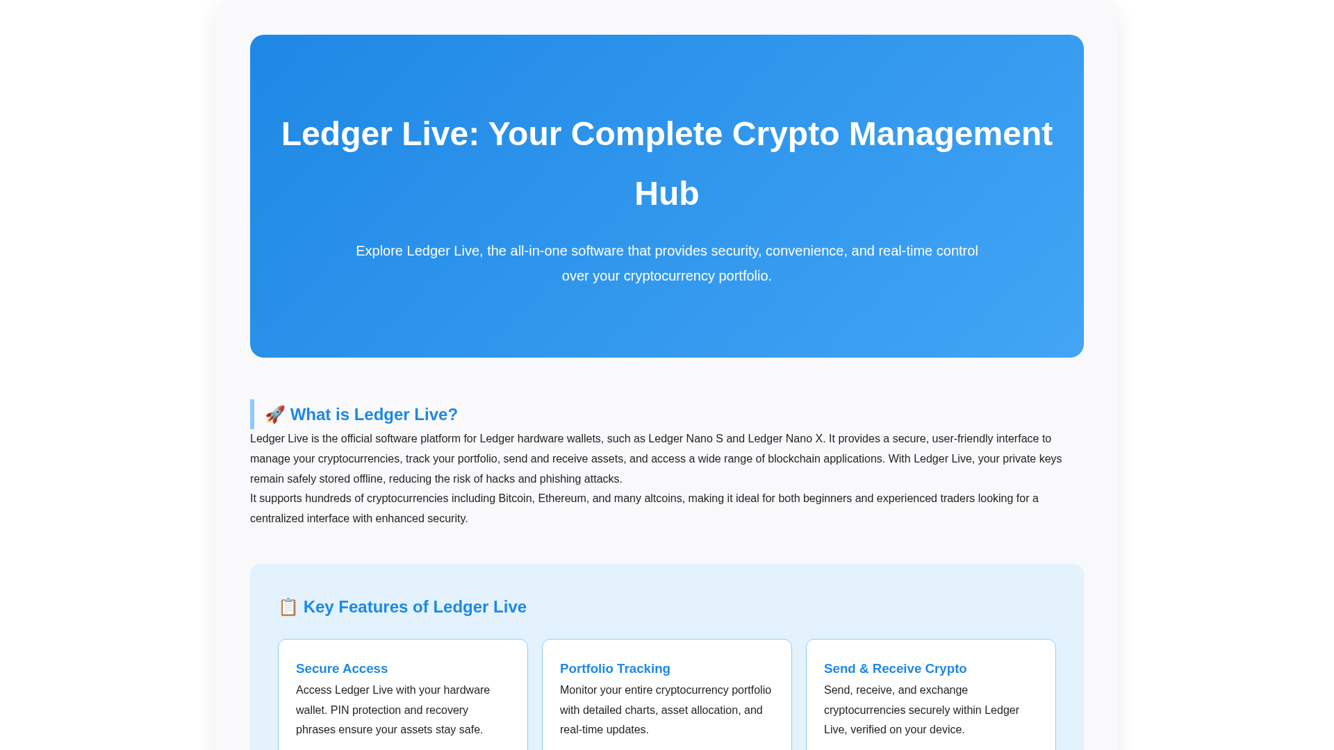 Screenshot of liv-e-ledger.pages.dev
