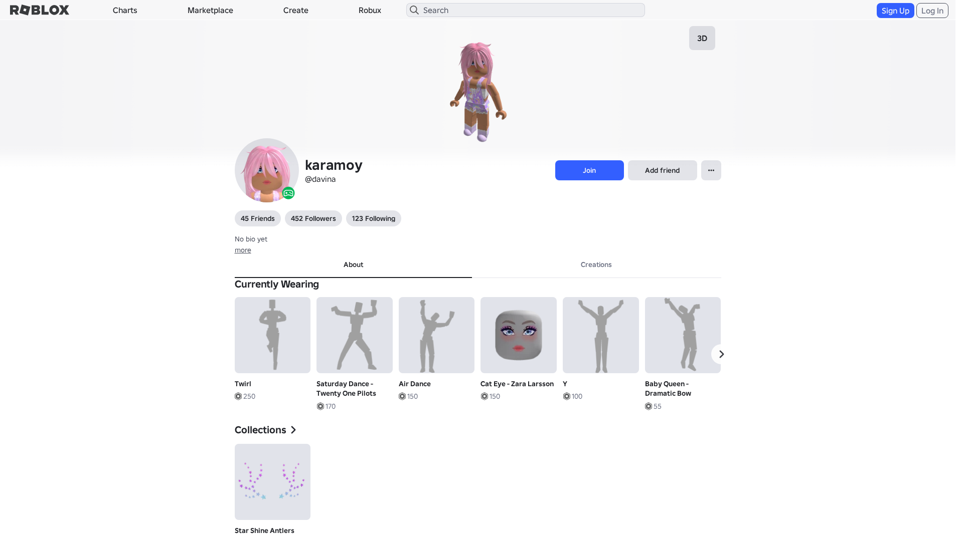 Screenshot of www.roblox.com.ml