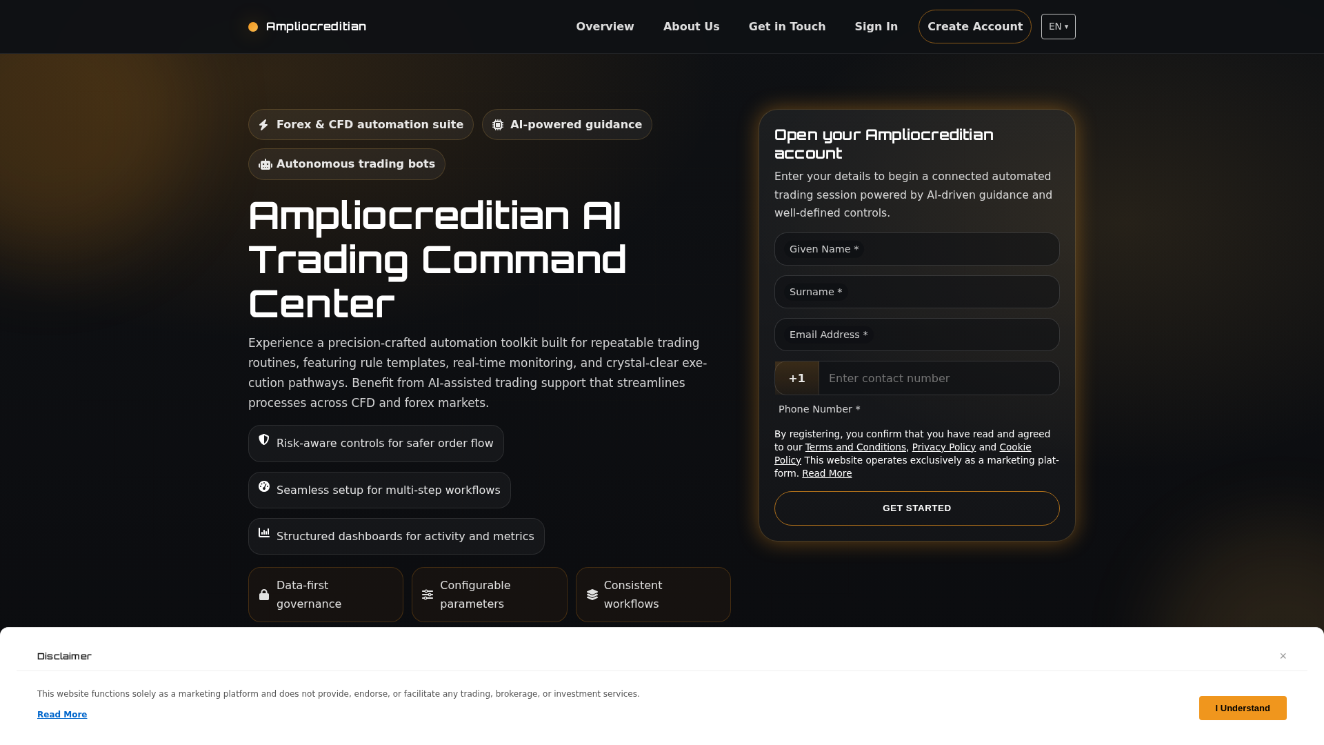 Screenshot of ampliocreditian-system.digital