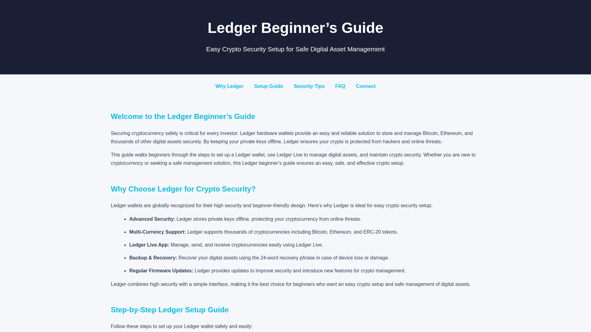 Screenshot of io-ledgrr.pages.dev