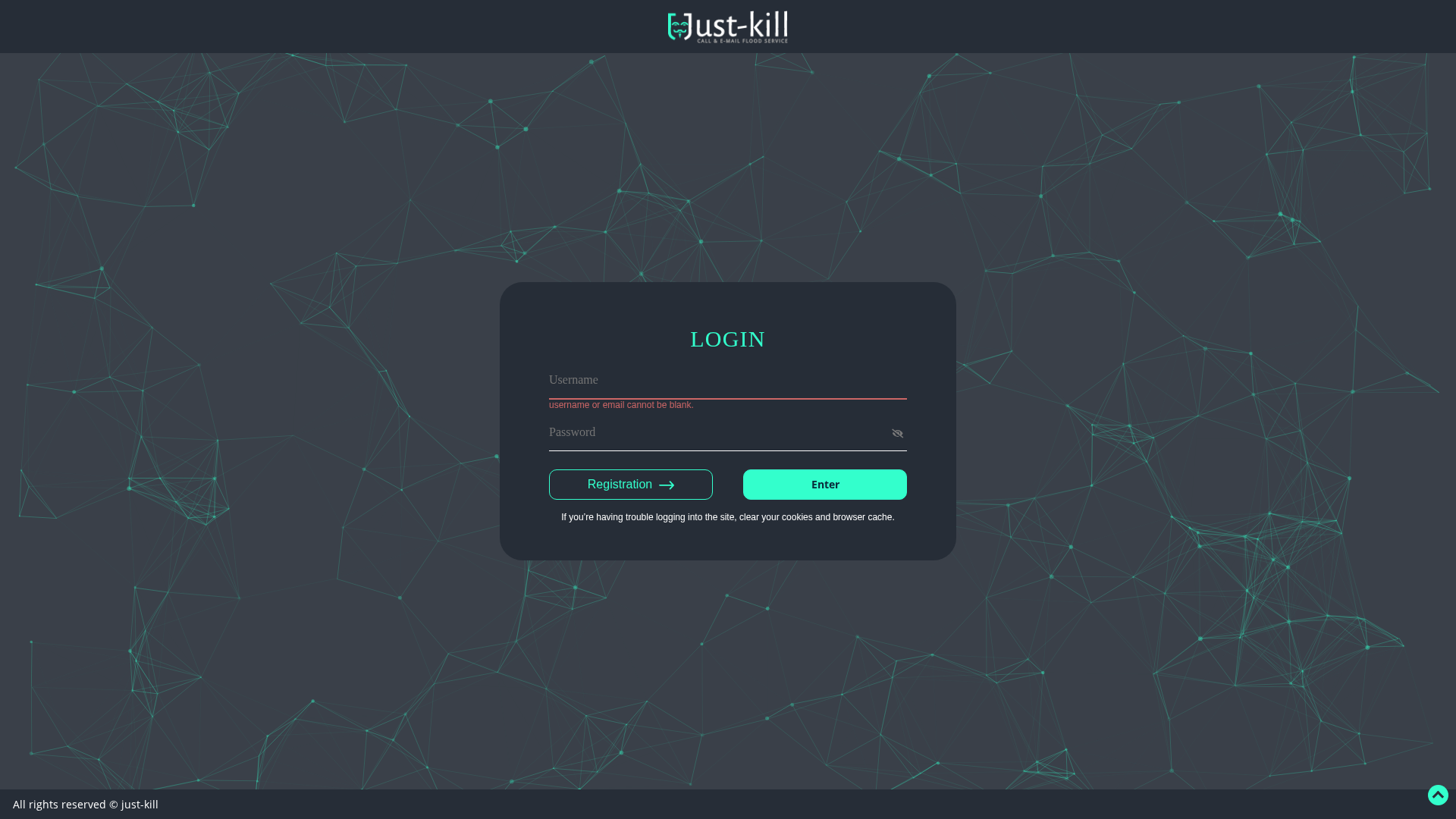 Screenshot of just-kill.to