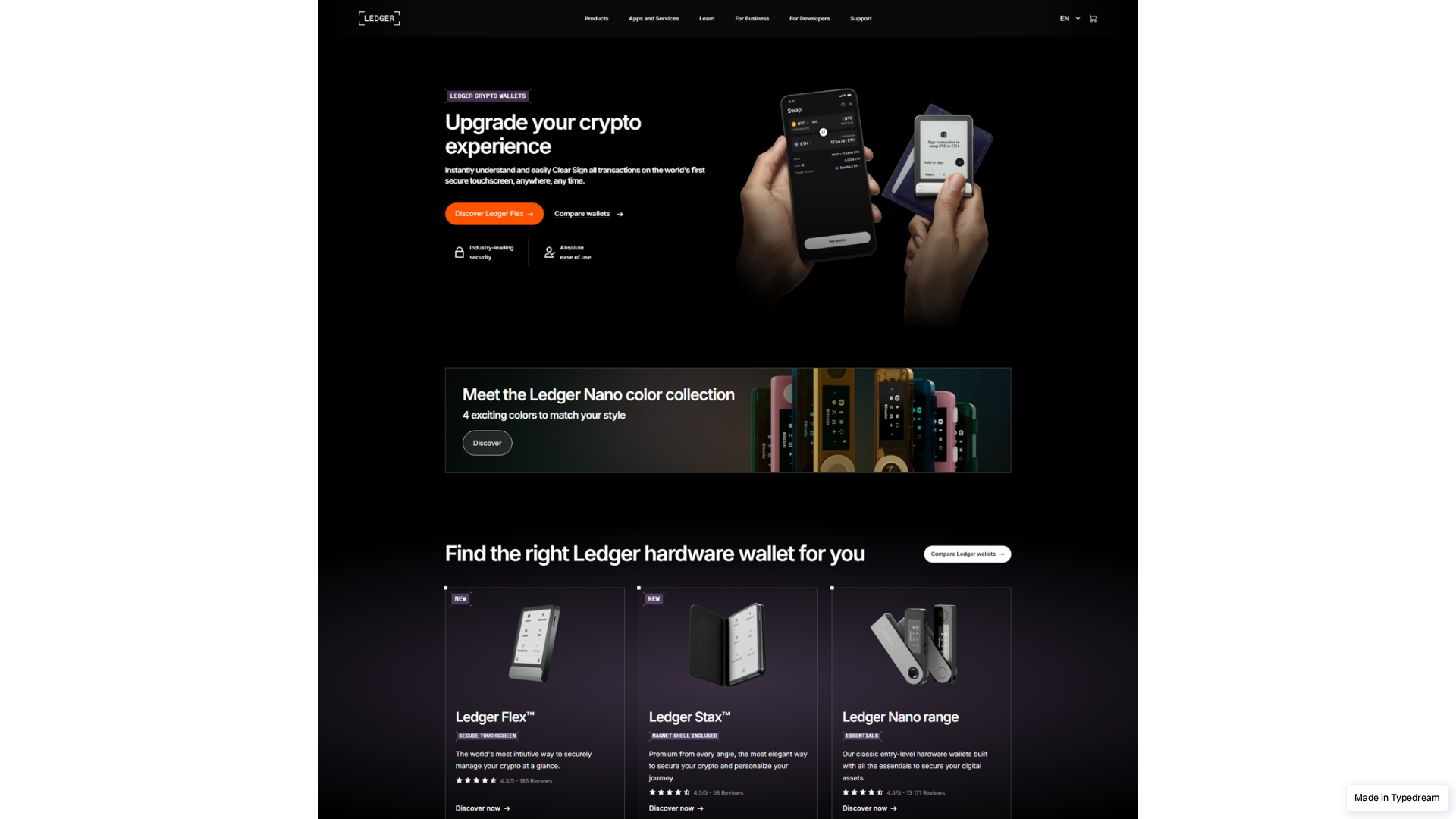 Screenshot of secure-ledgrolive-us-learn.typedream.app