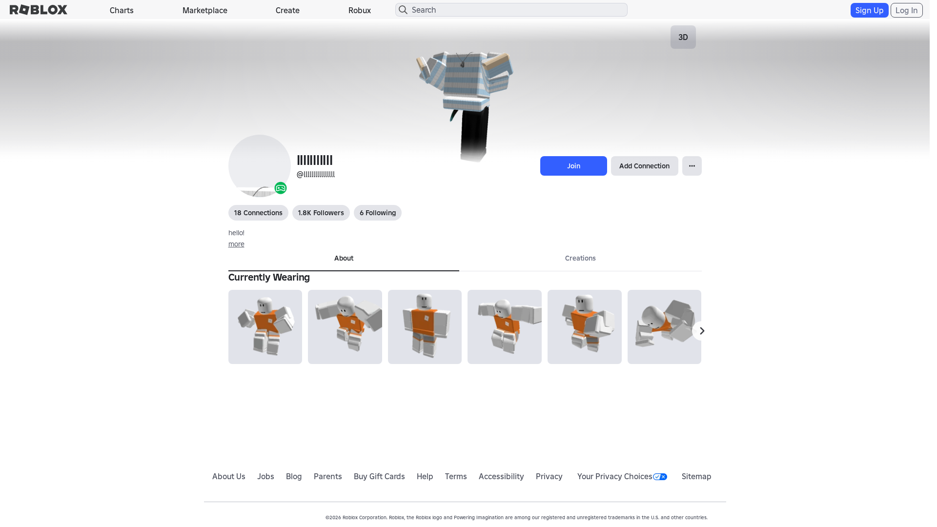 Screenshot of www.roblox.ly