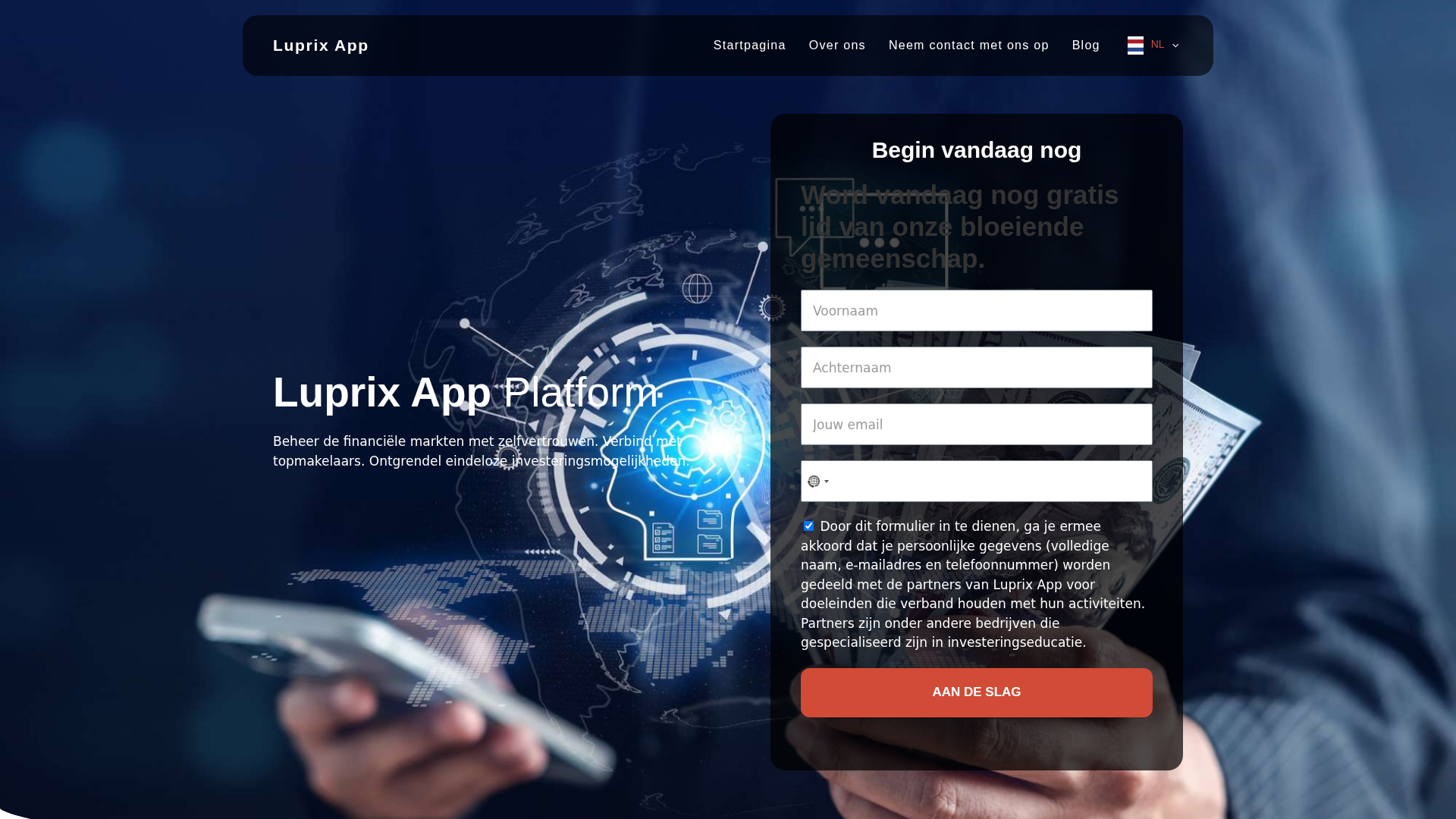 Screenshot of luprixapp2025.com