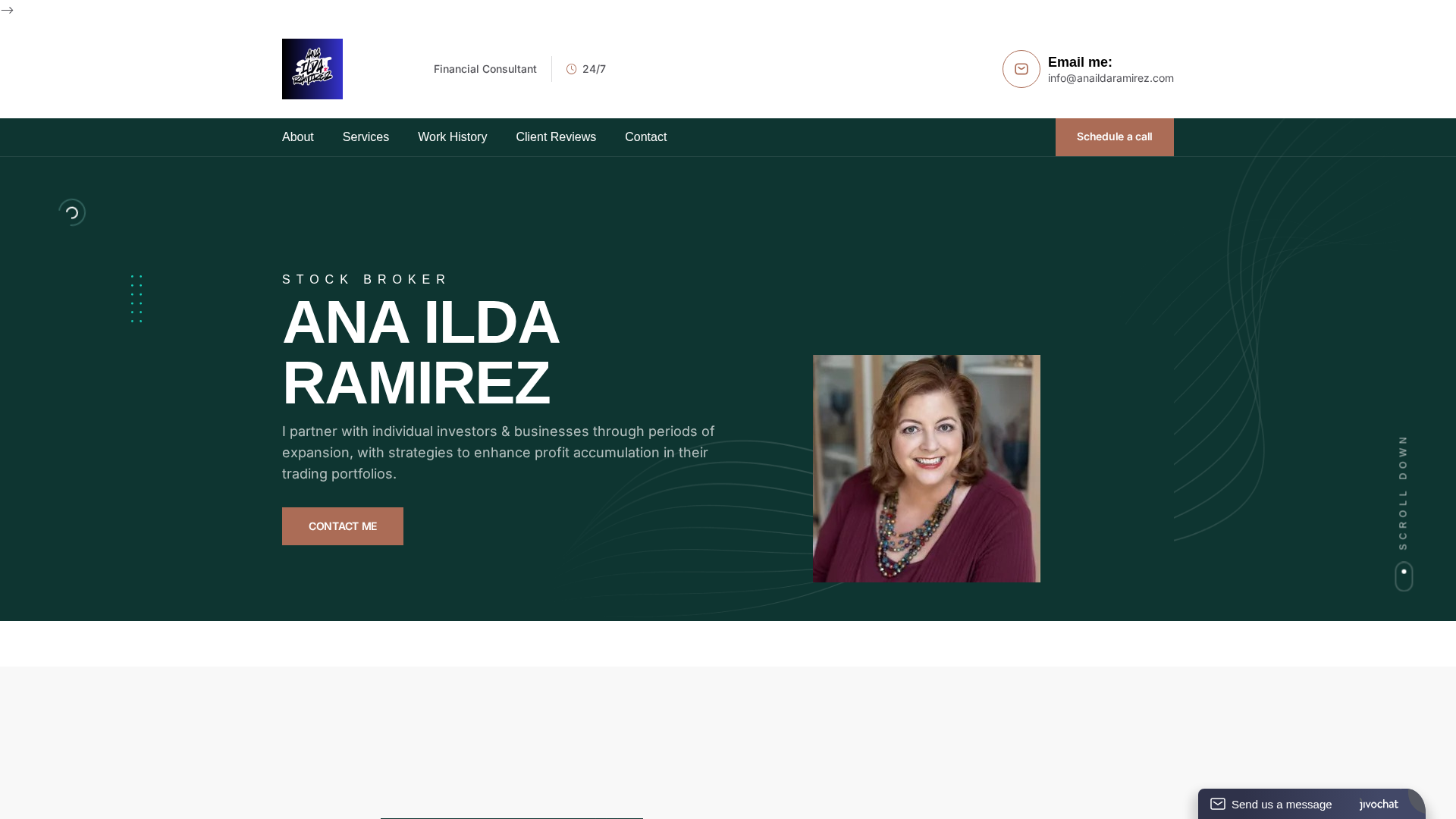 Screenshot of anaildaramirez.com