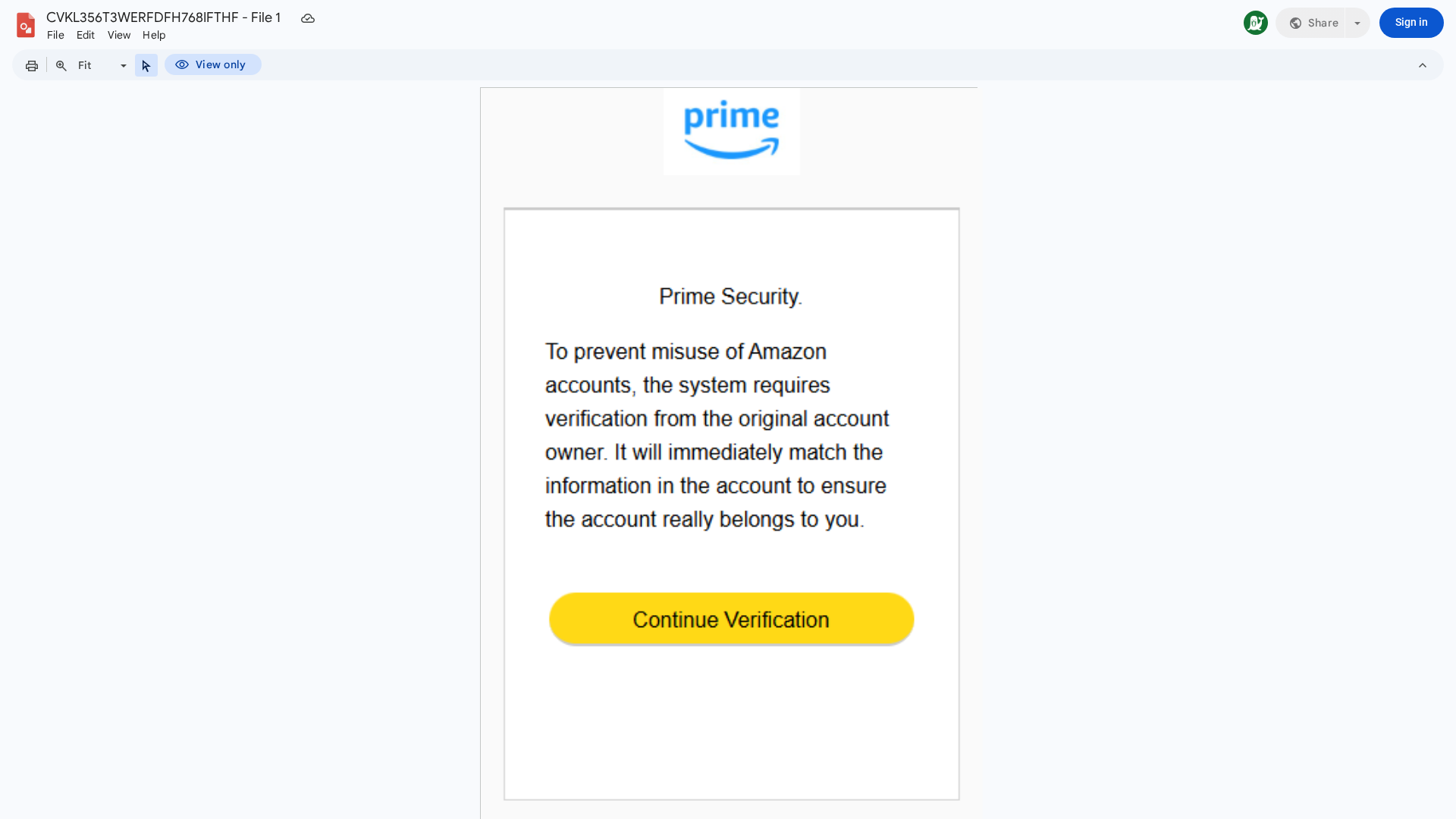 Screenshot of docs.google.com