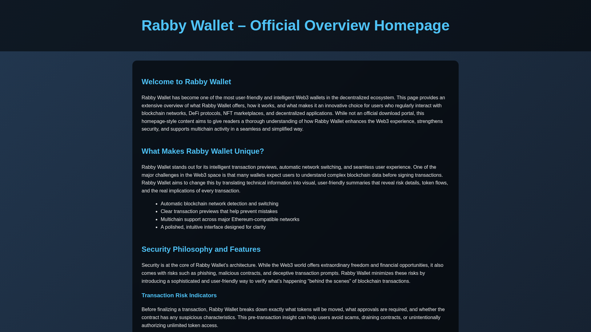 Screenshot of rabby-wallet.wasmer.app