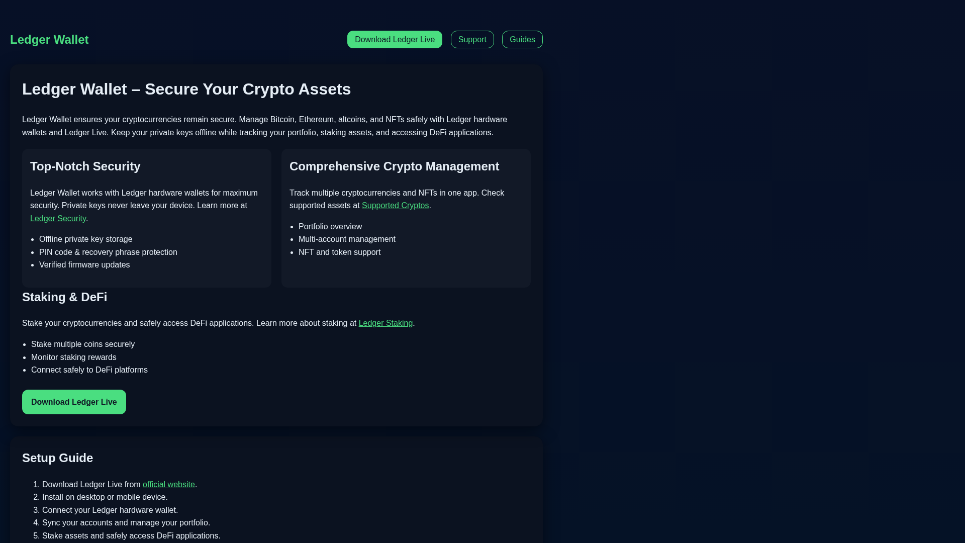 Screenshot of hrdware-wallet-ldzr.pages.dev