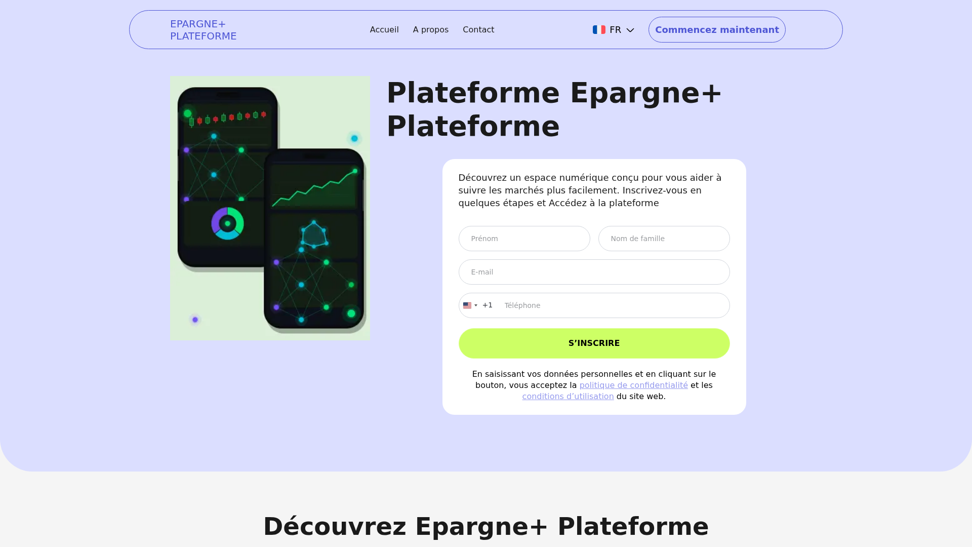Screenshot of epargneplateforme-fr.live