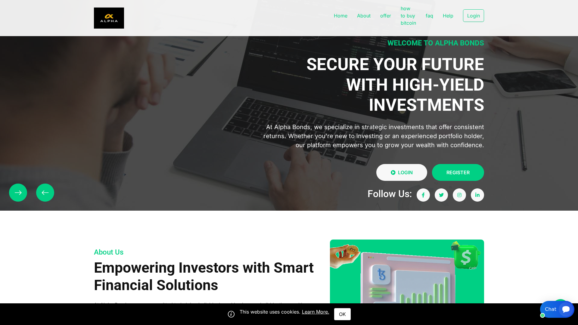 Screenshot of alphabonds.site