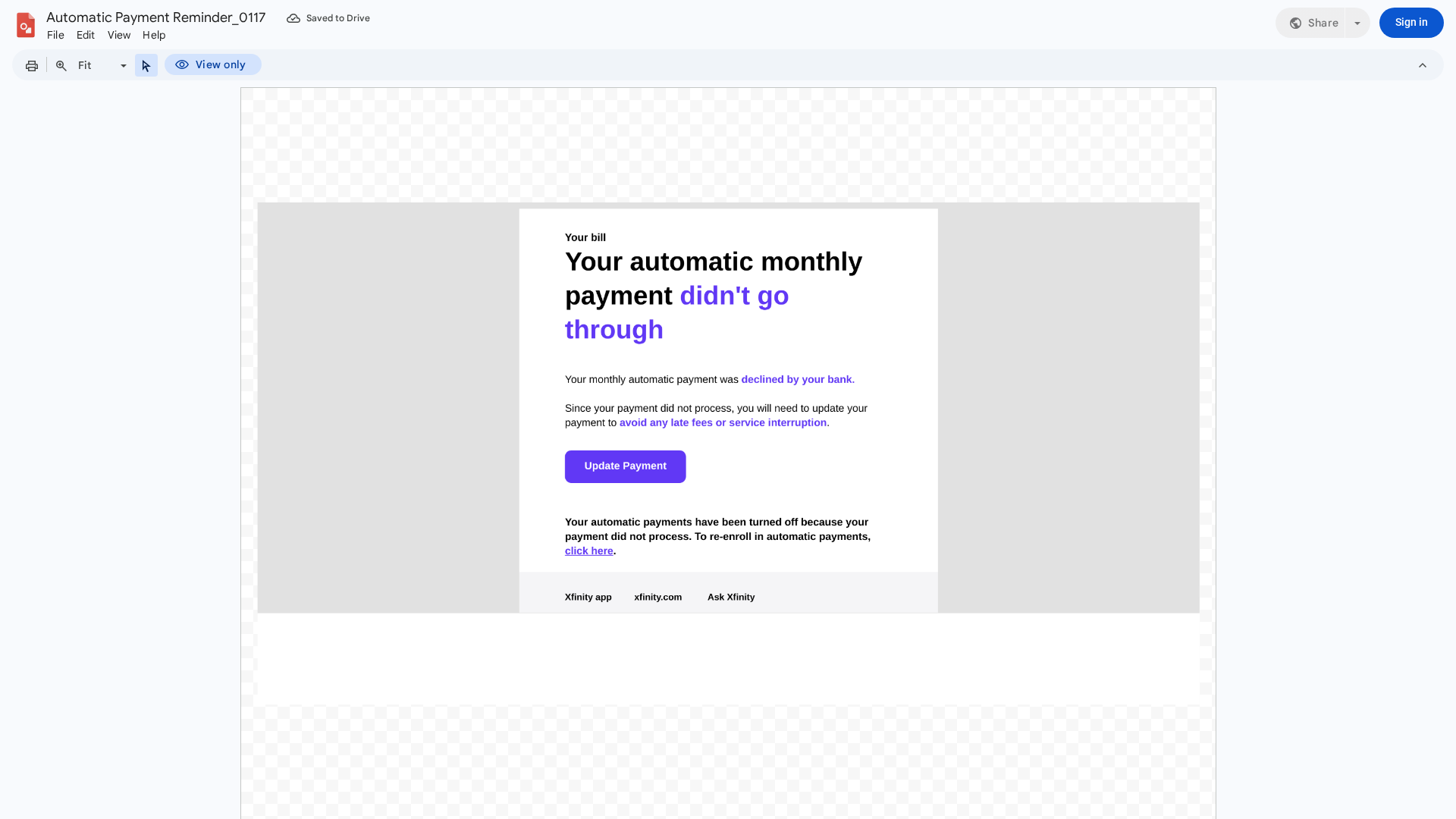 Screenshot of docs.google.com