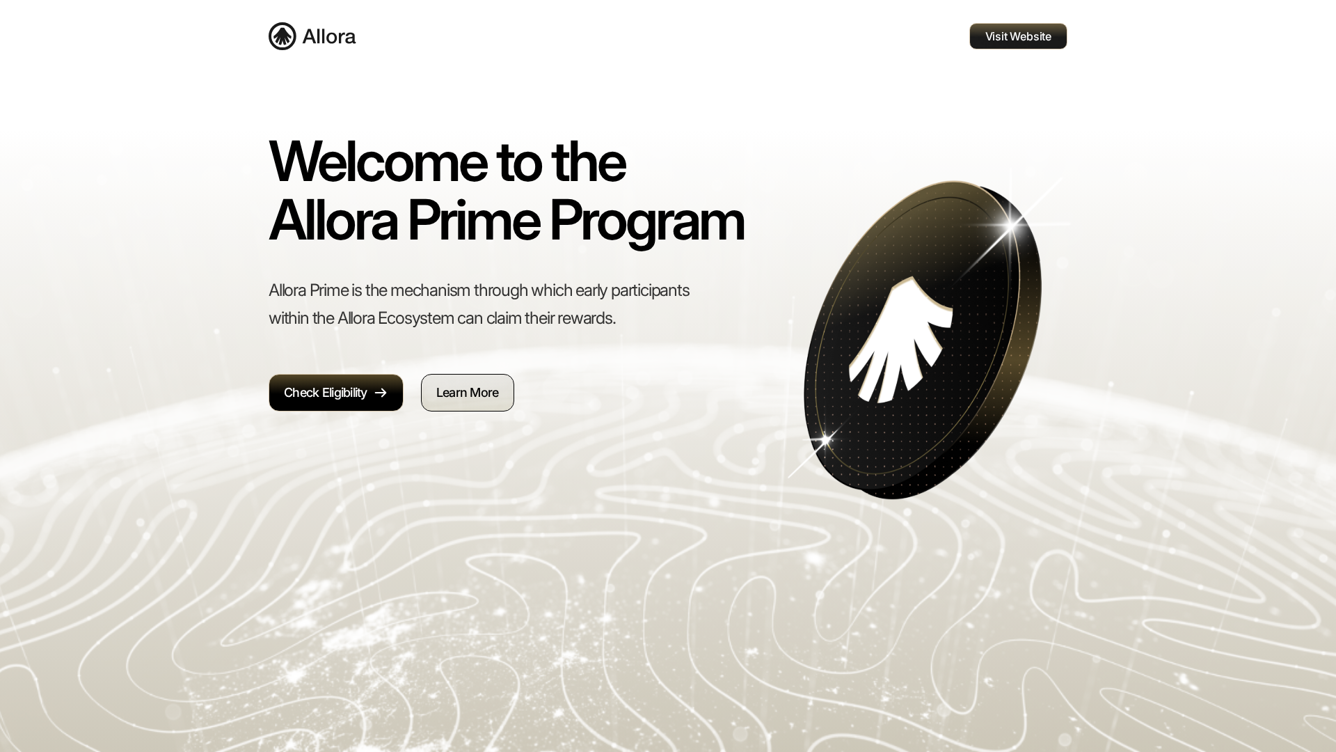 Screenshot of 6a1ce002c7e3970008520769--allora-claimdrop.netlify.app