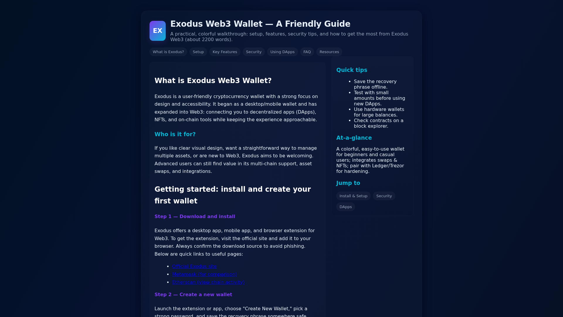 Screenshot of exod-e-web3.pages.dev