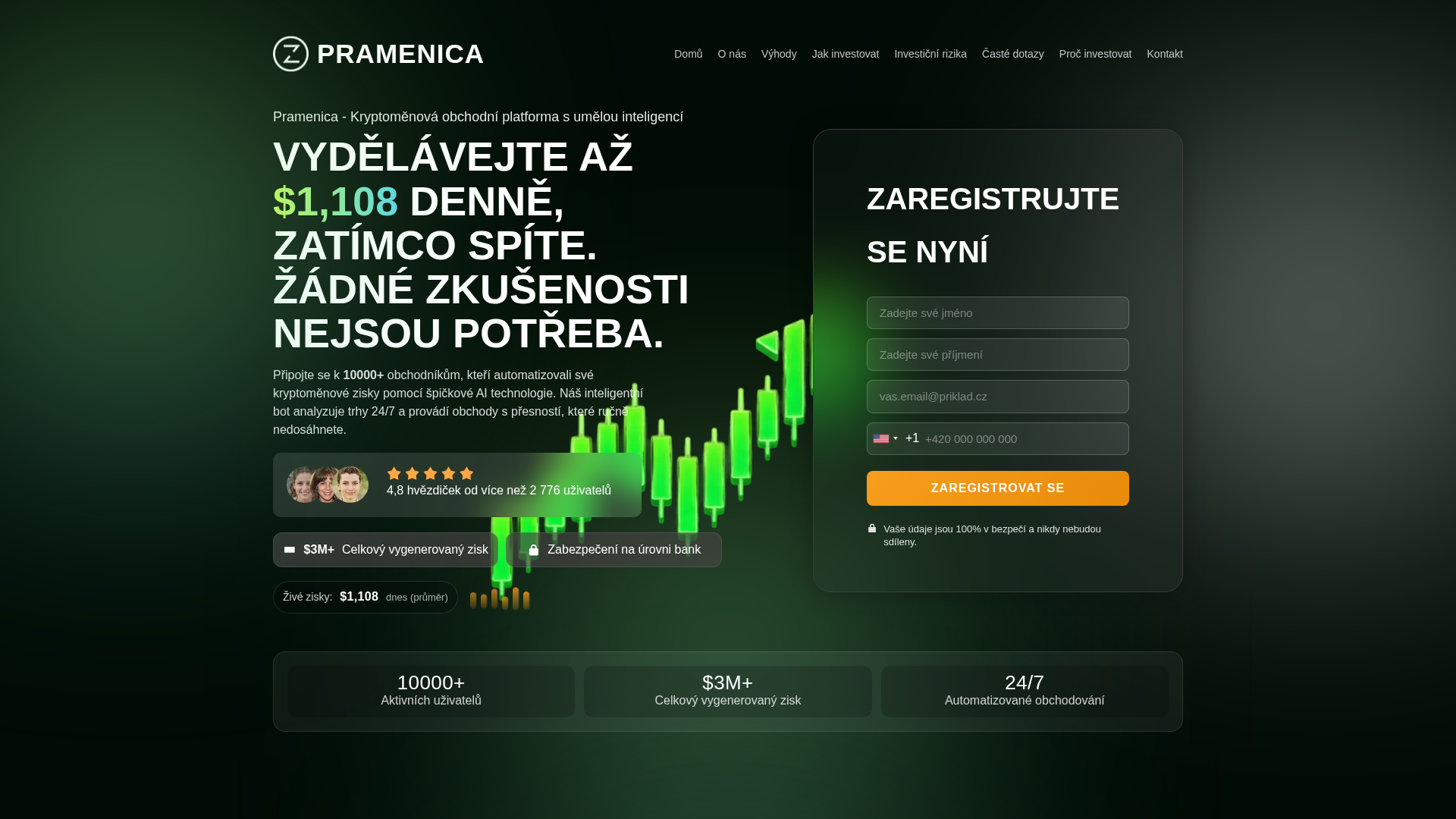Screenshot of pramenica.net