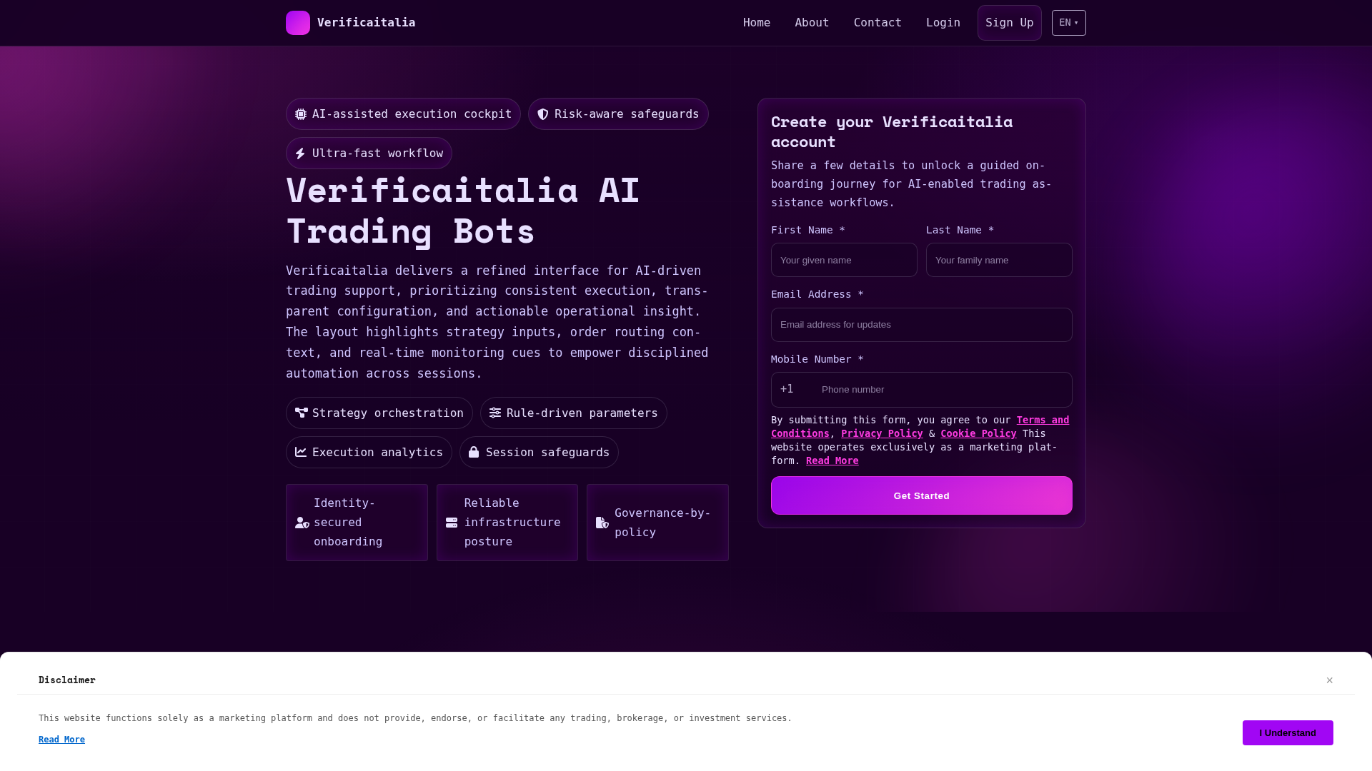 Screenshot of verificaitaliatech.com