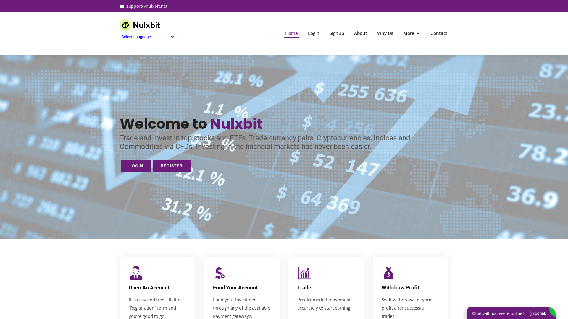 Screenshot of nulxbit.net