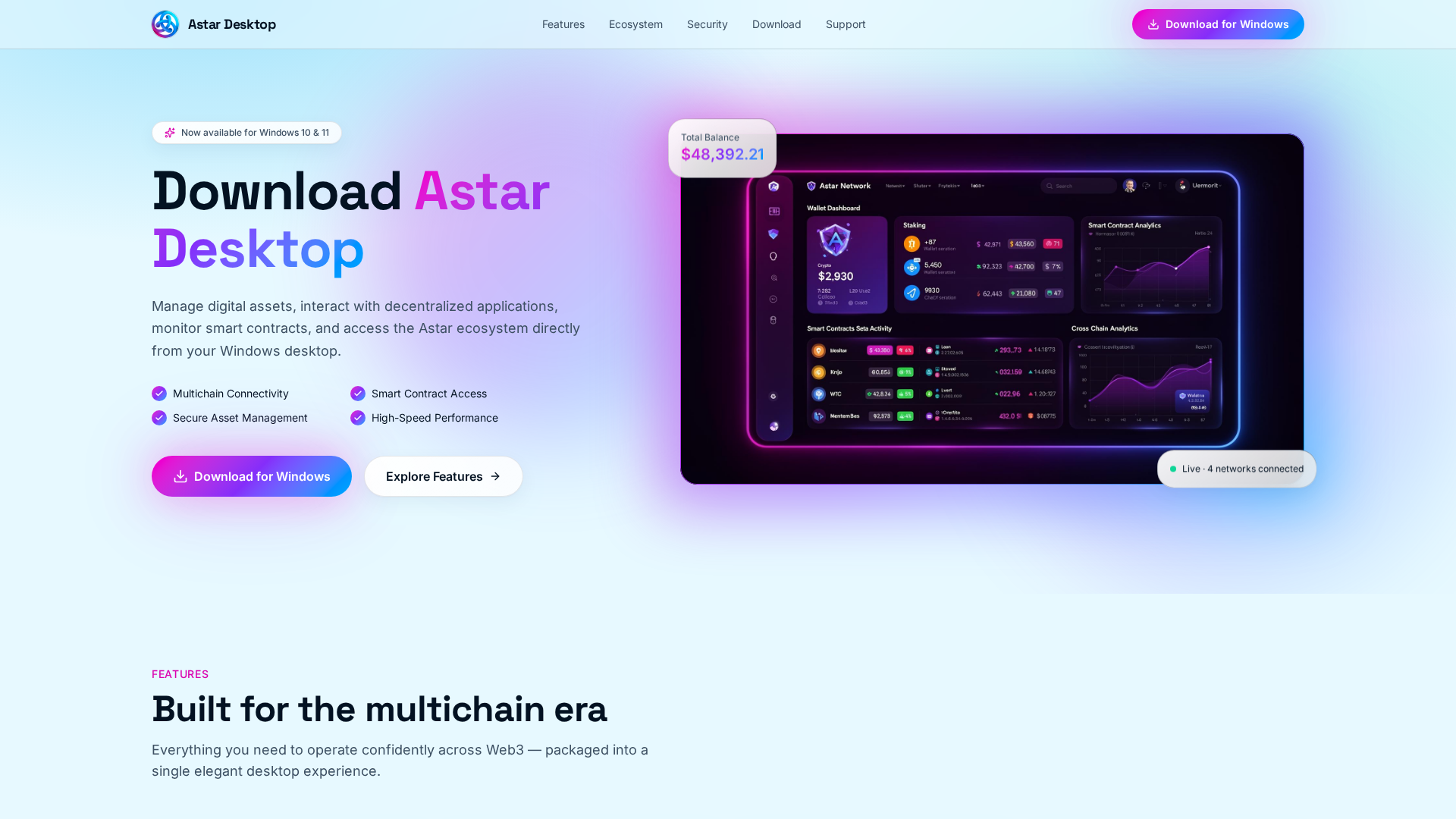 Screenshot of astardesktopinstaller.xyz