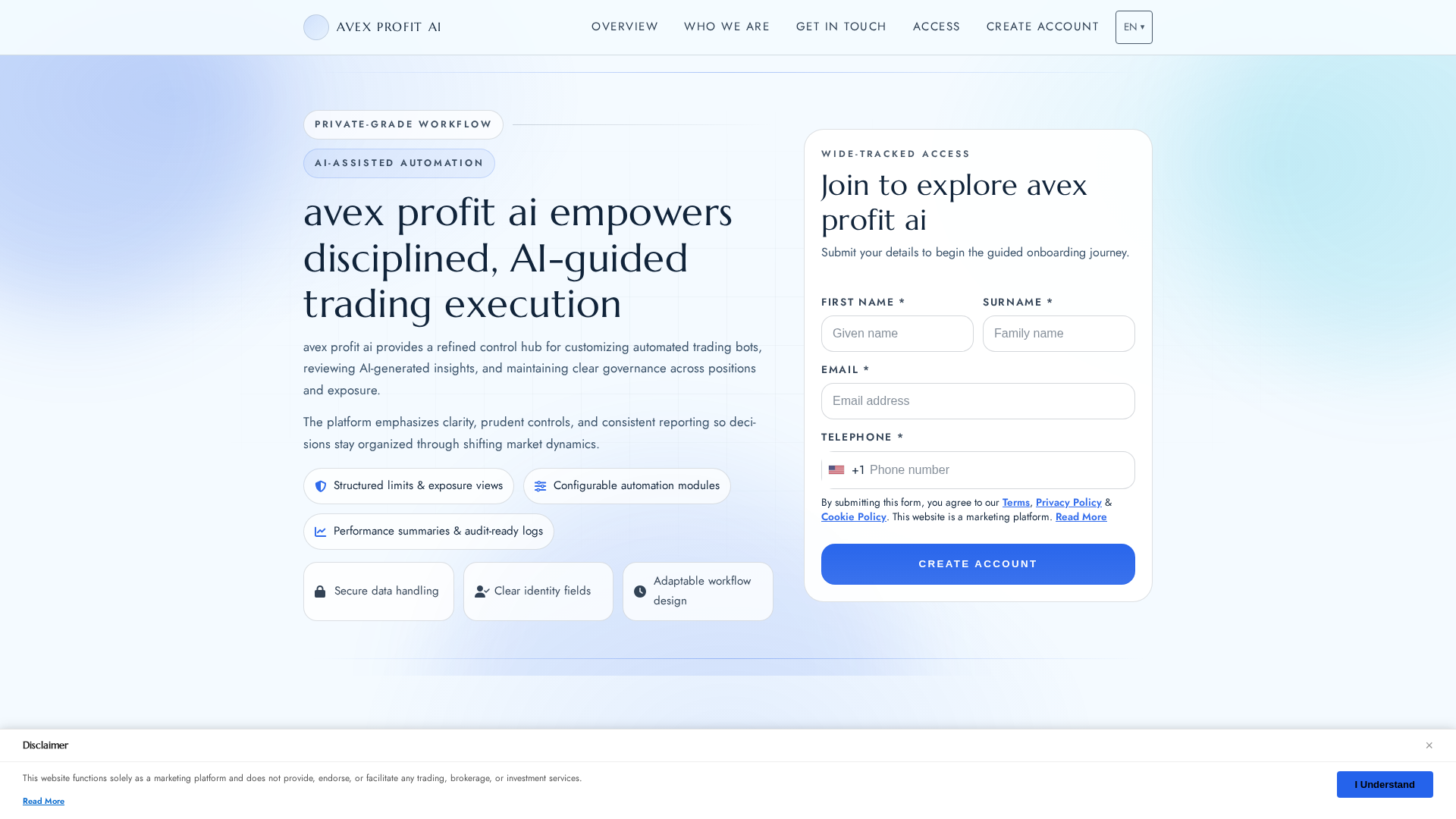 Screenshot of avexprofitai.shop