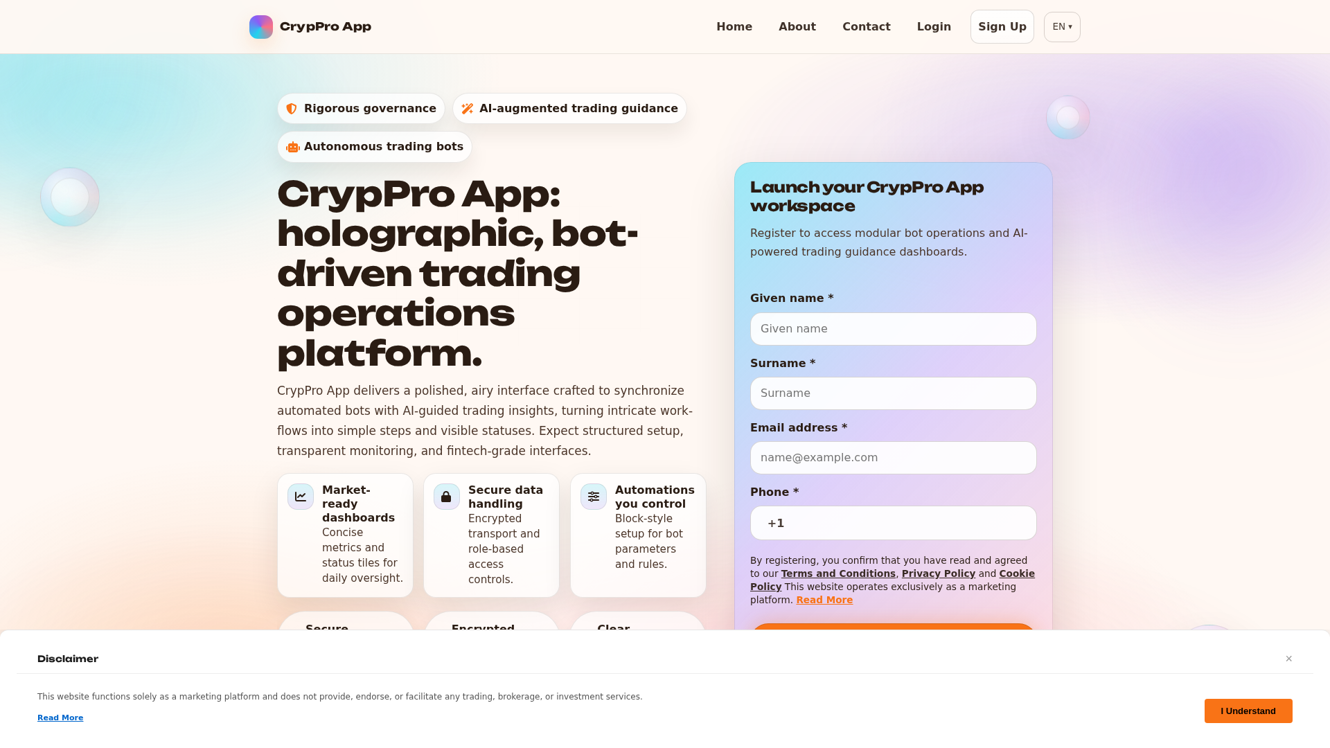 Screenshot of crypproapp.digital