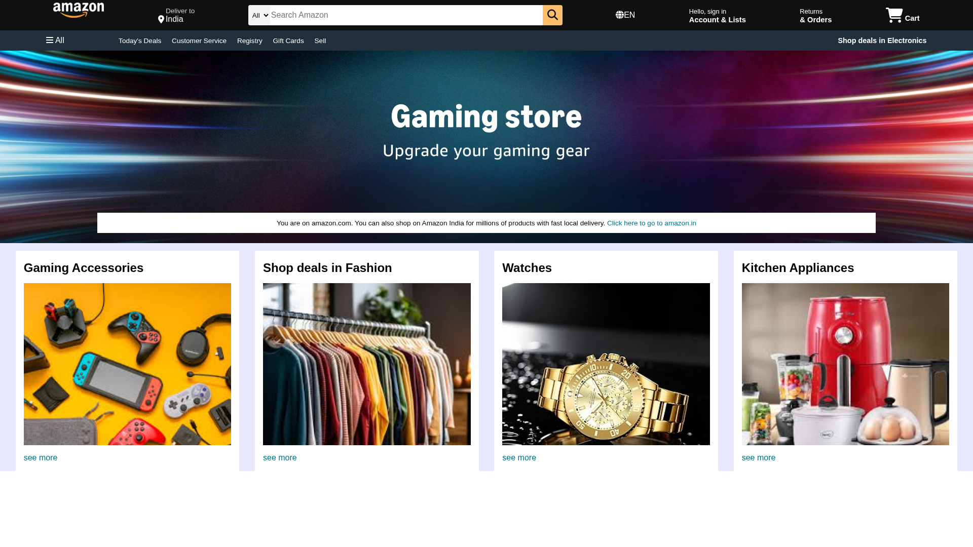 Screenshot of amazon-clone-xi-nine.vercel.app