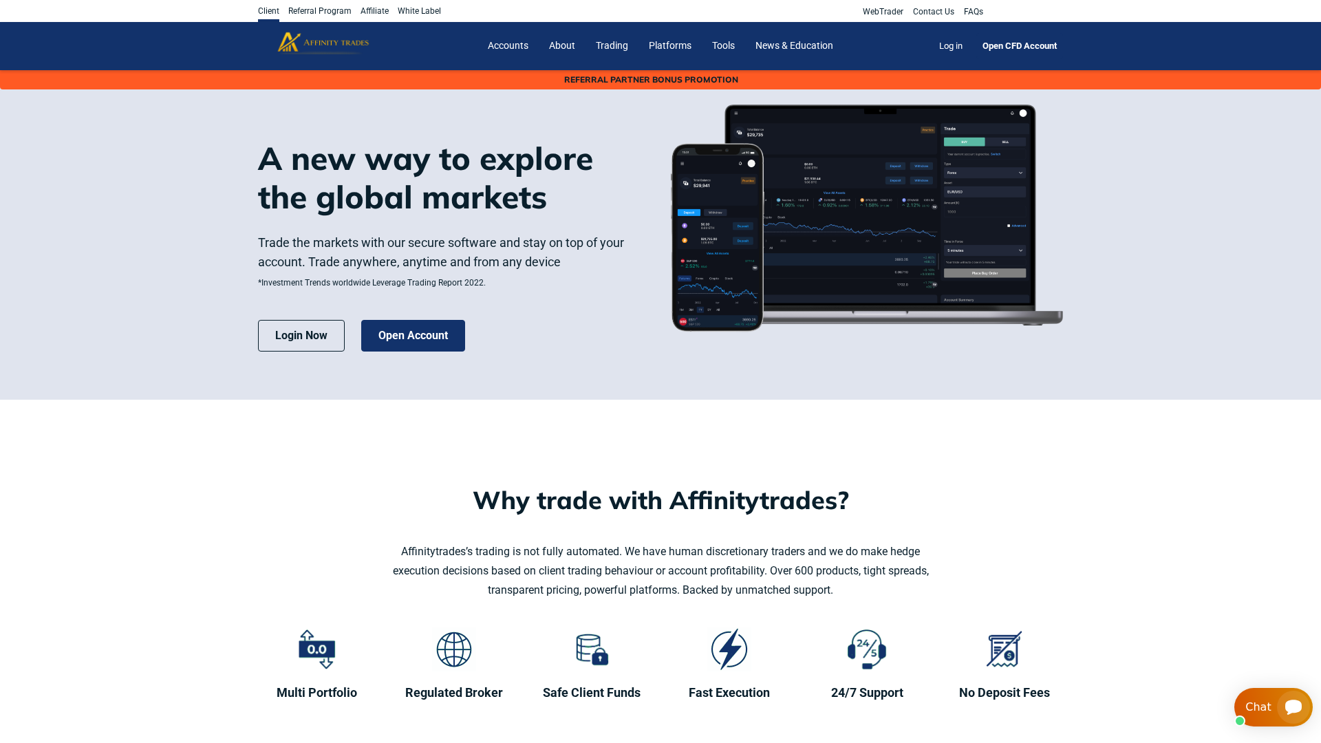 Screenshot of affinitytrades.online