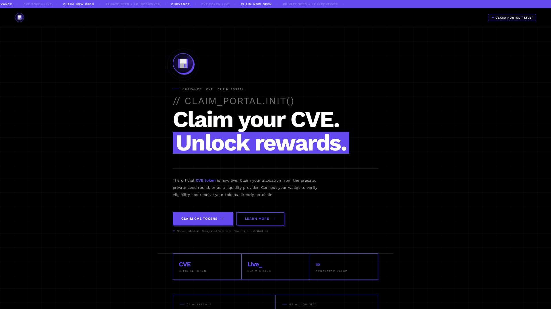 Screenshot of cvelaunch.live