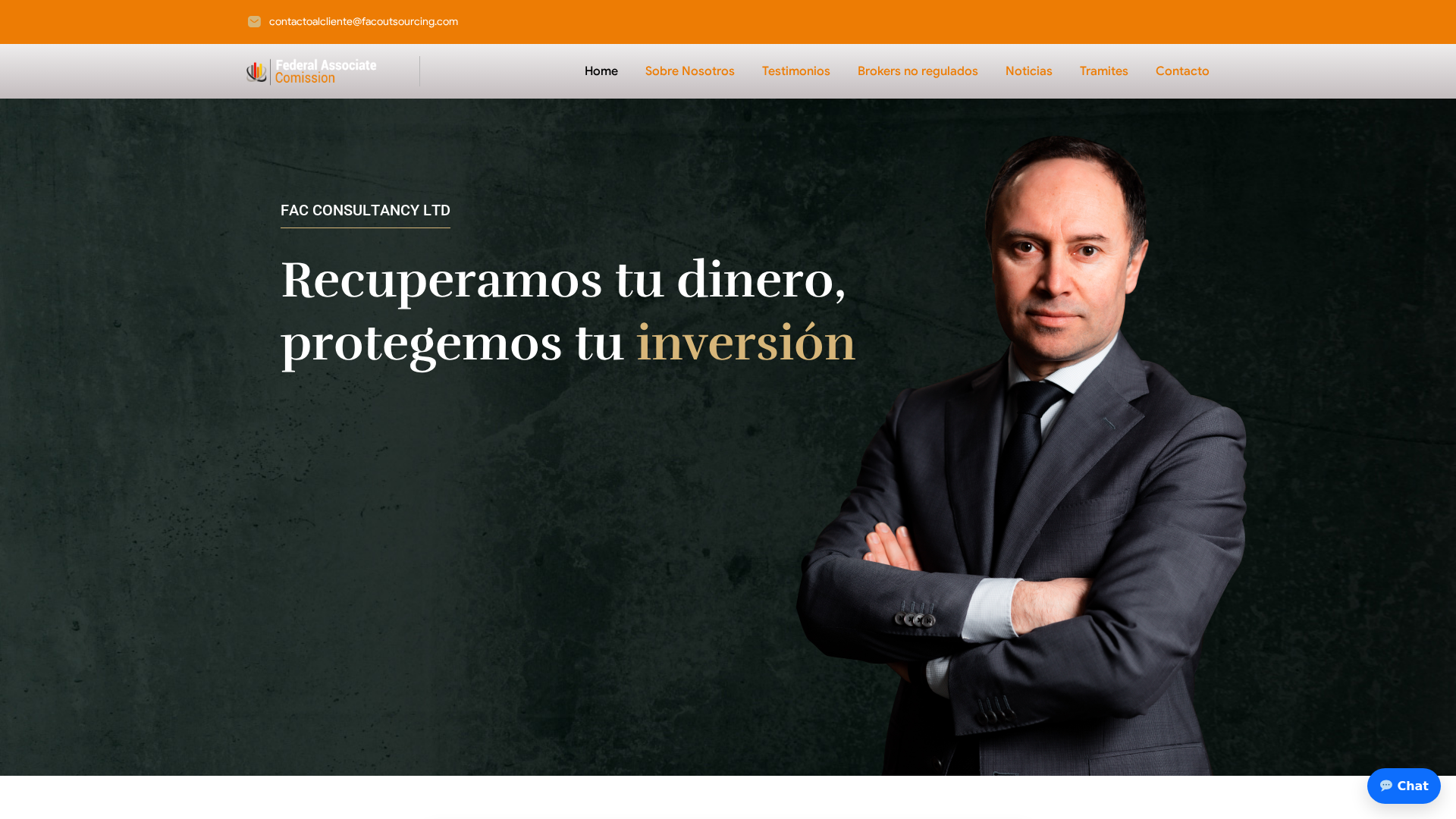 Screenshot of facoutsourcing.com