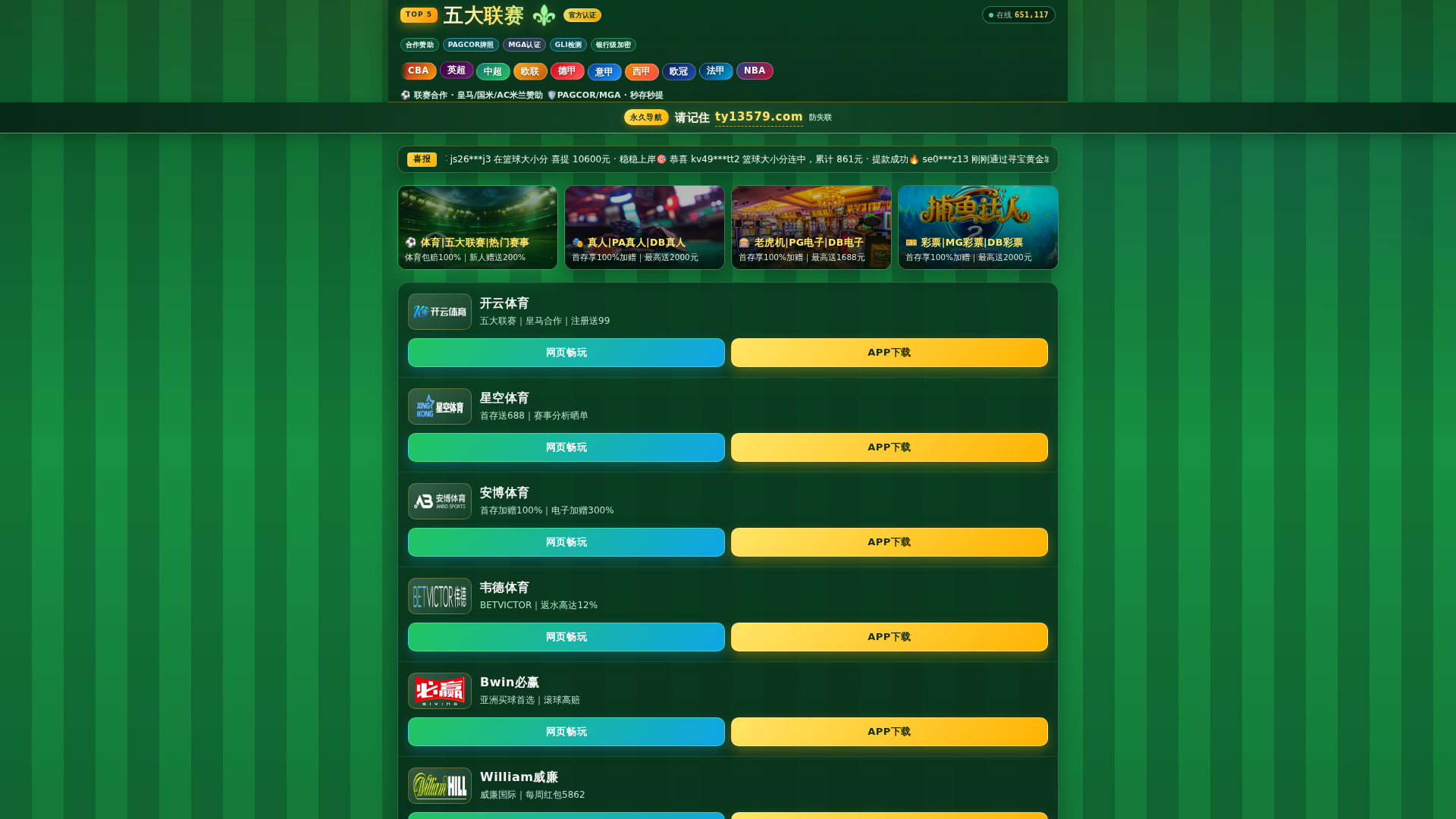Screenshot of tianbo-playnow.com.cn