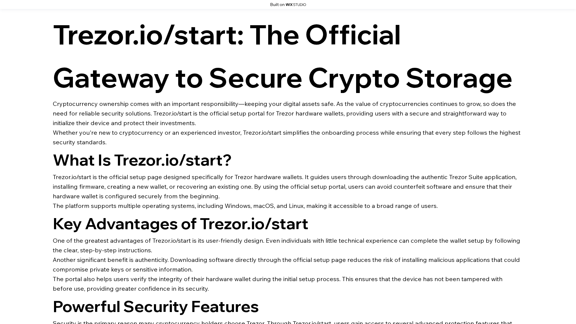 Screenshot of home-trxzzor-apps.wixstudio.com