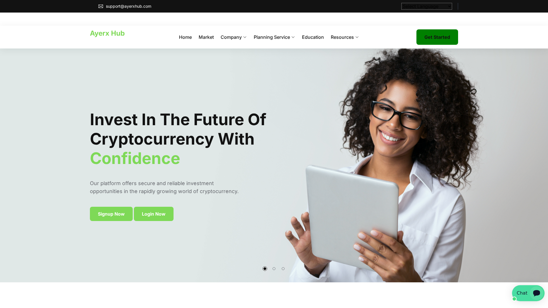 Screenshot of ayerxhub.com