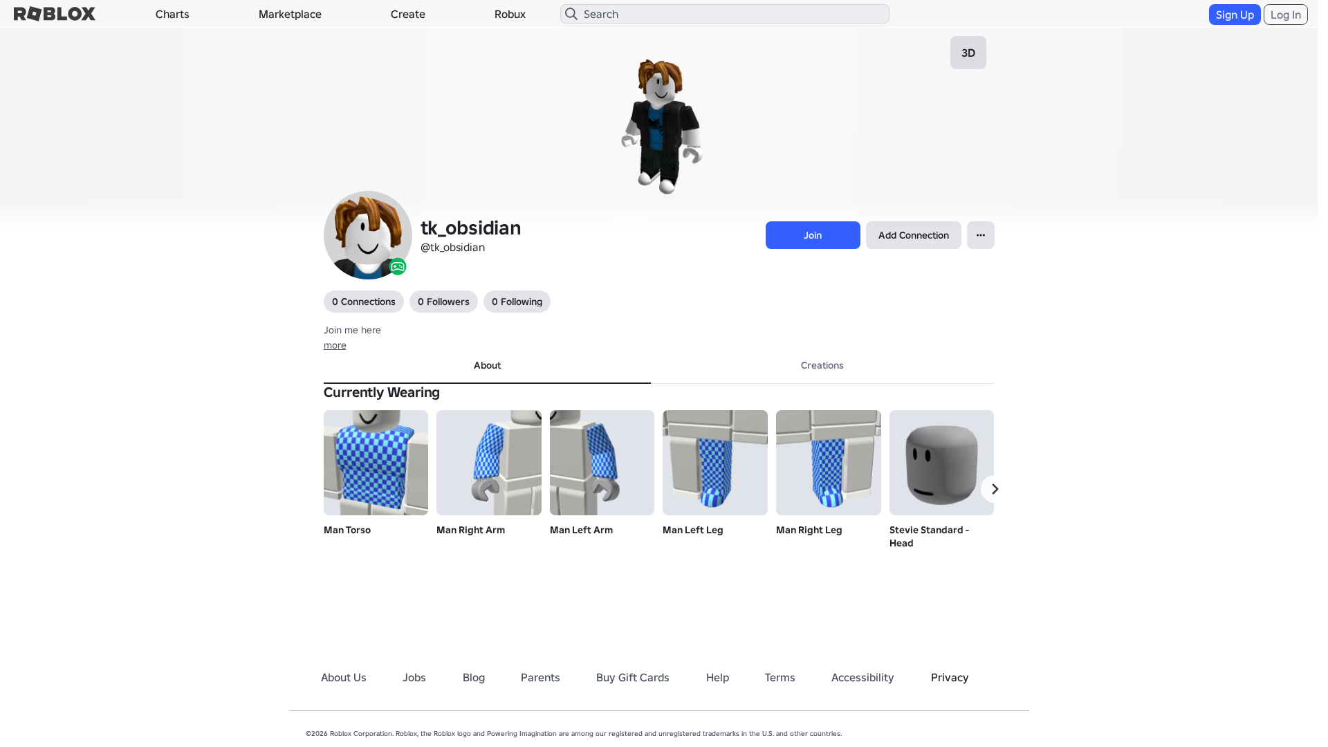 Screenshot of www.roblox.com.ml
