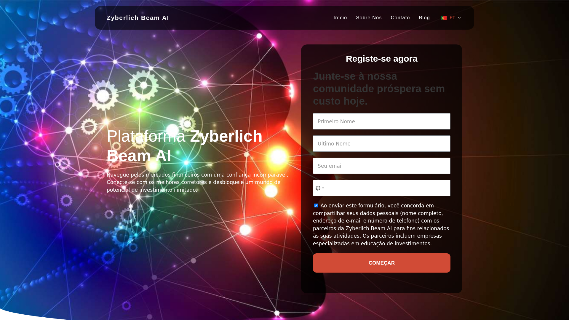 Screenshot of thezyberlichbeam-aiupdate.net