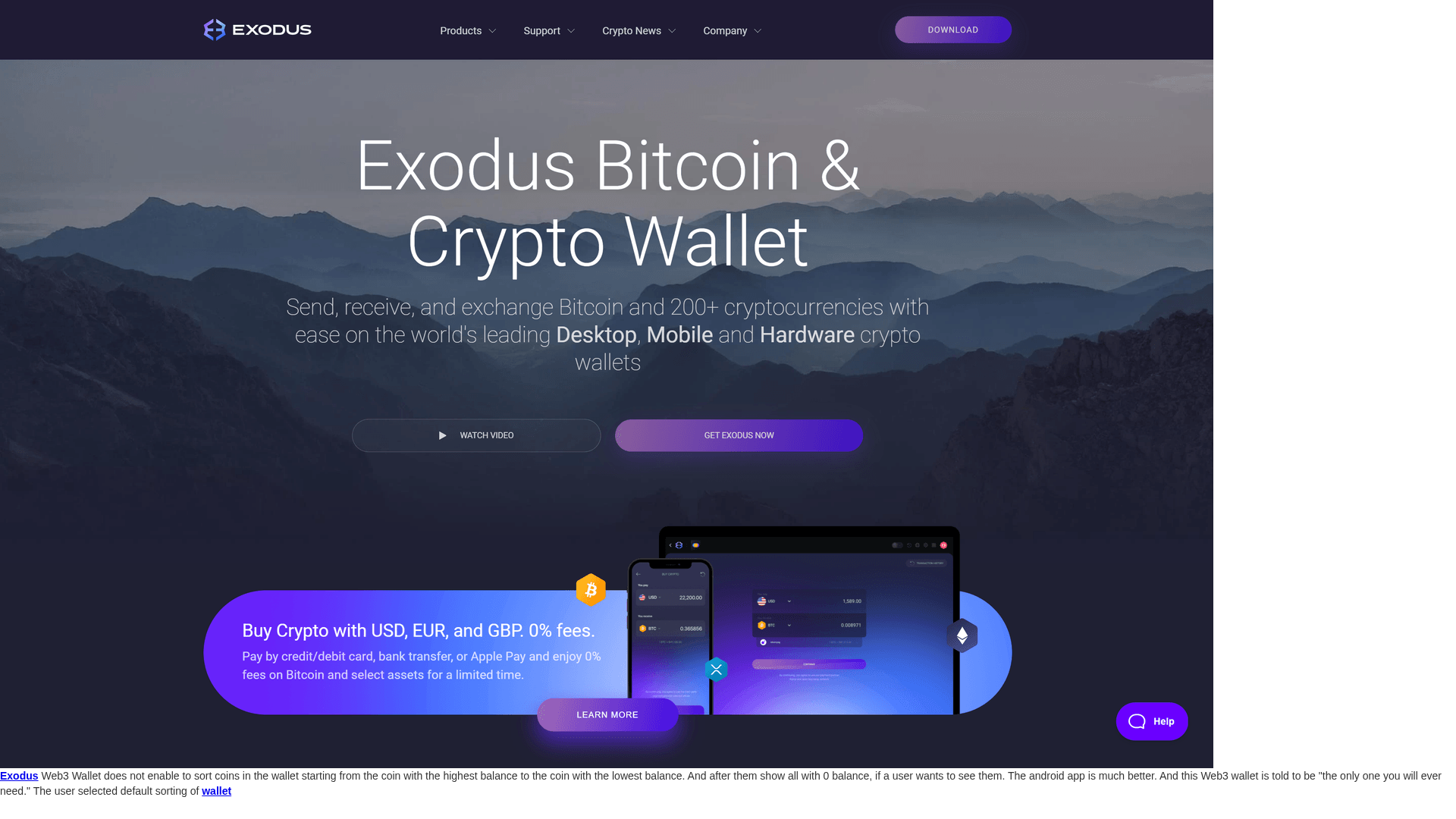 Screenshot of esixodswalletxi.webflow.io