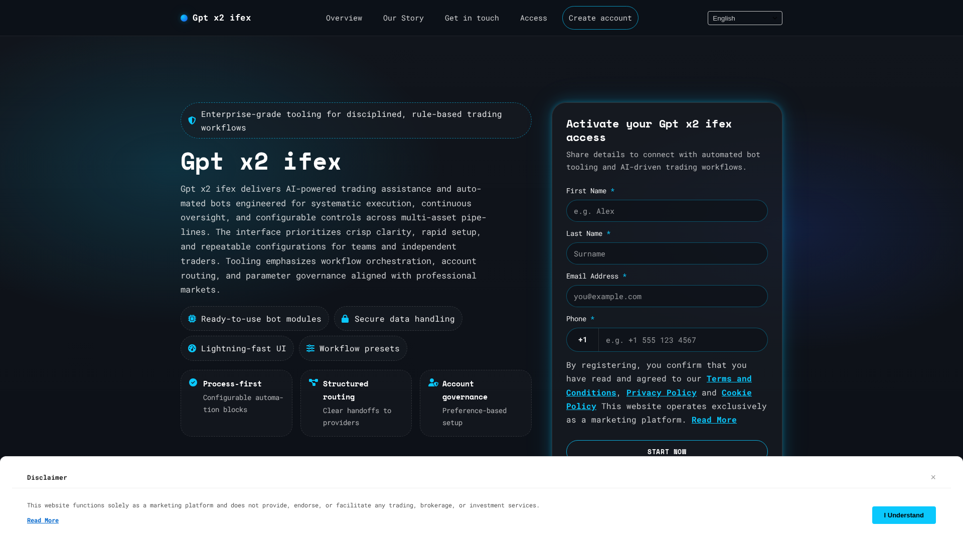 Screenshot of gptx2ifex.digital